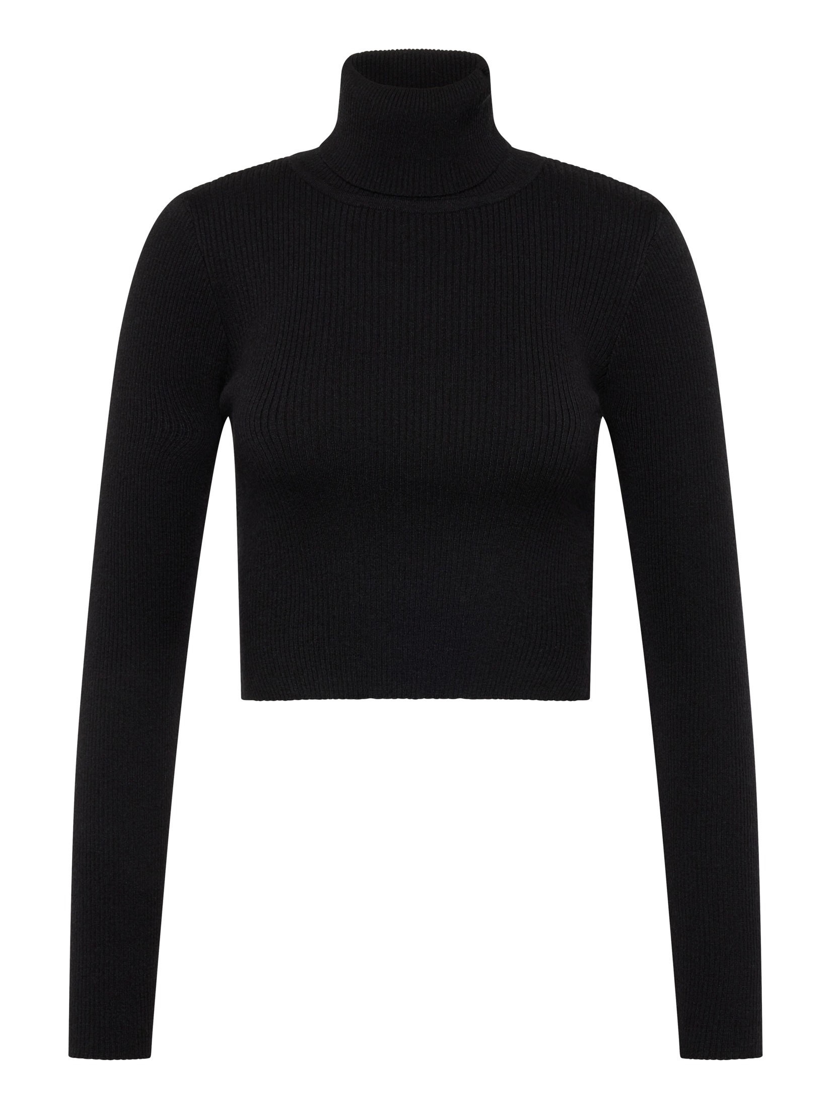 Mavi Stehkragenpullover »HIGH NECK SWEATER«, Verkürztes High Neck Sweater