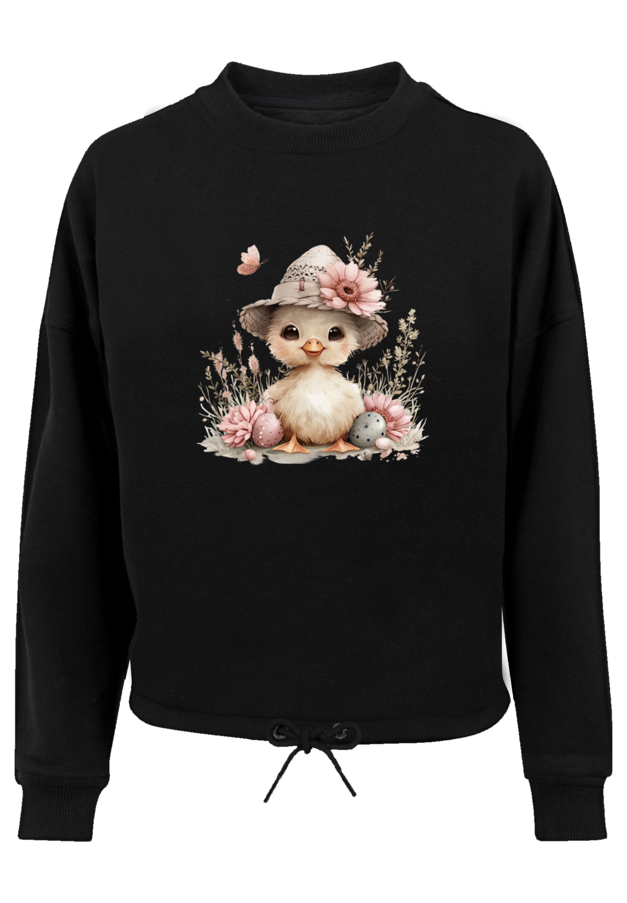F4NT4STIC Sweatshirt »Süßes Oster Küken mit Hut«, Premium Qualität
