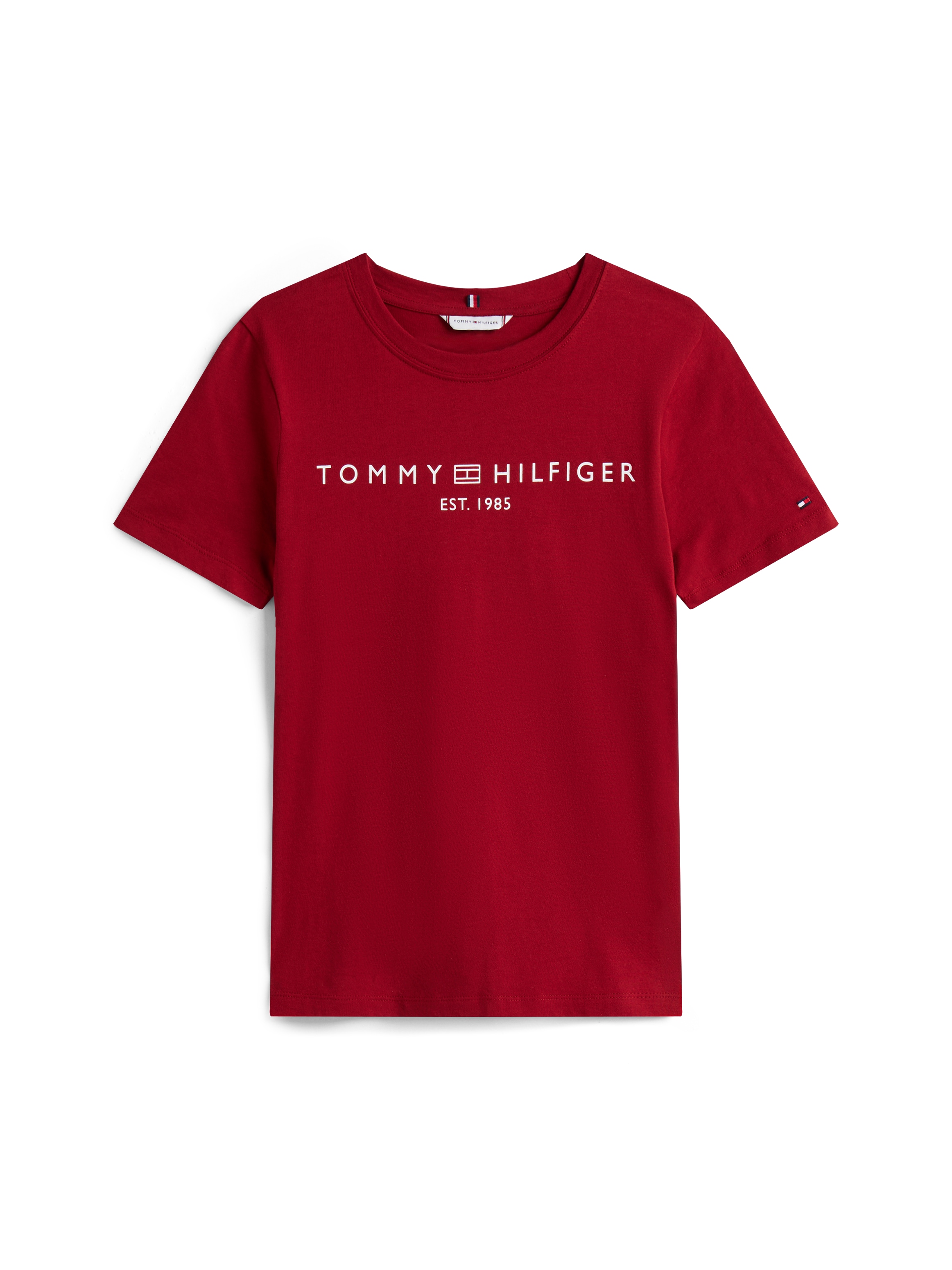 Tommy Hilfiger T-Shirt »REG CORP LOGO C-NK SS«, mit Logoschriftzug
