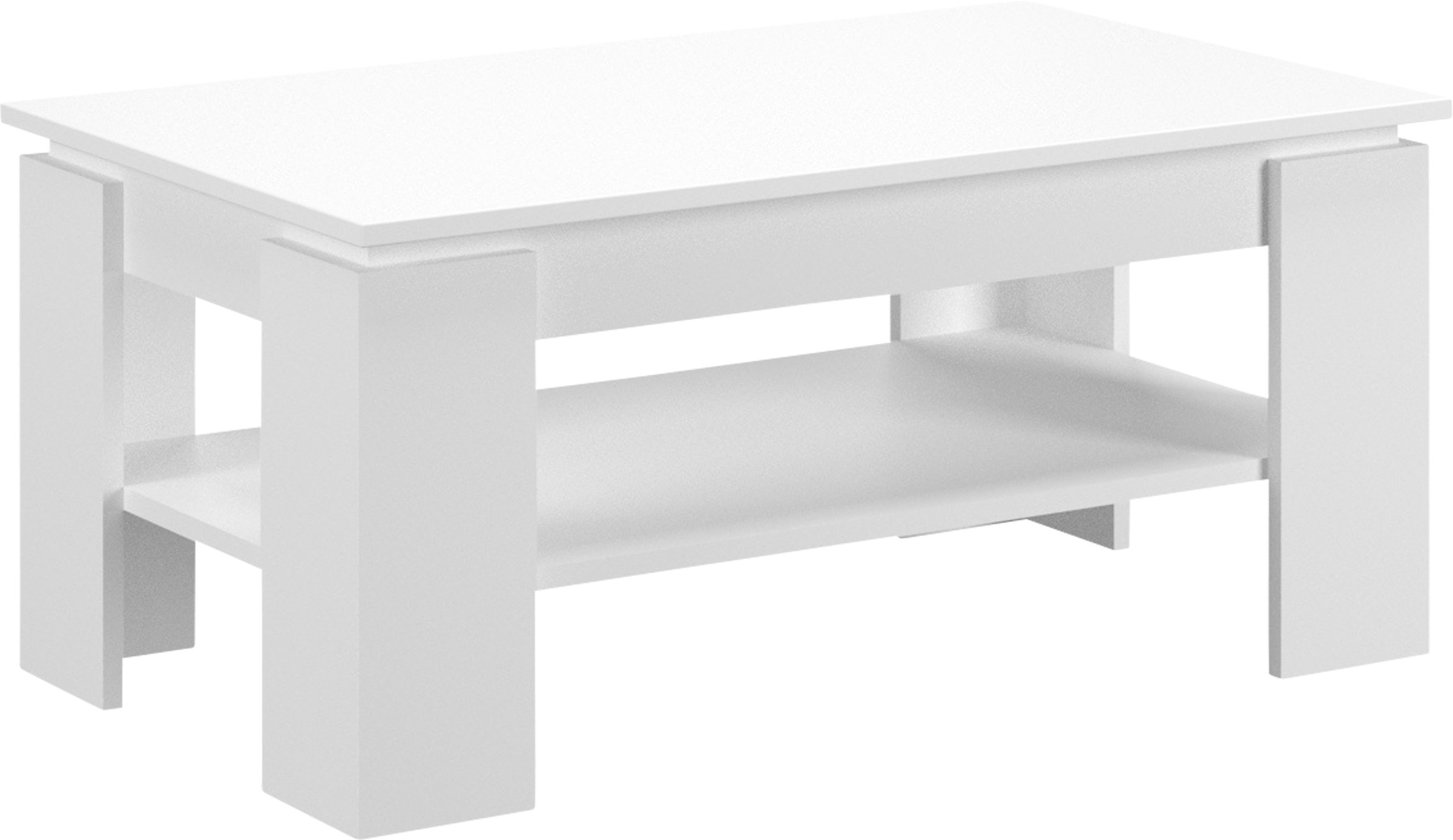 Home affaire Couchtisch "Kalmar, rechteckig, 100 x 60 cm, 1 Ablageboden" So günstig online kaufen