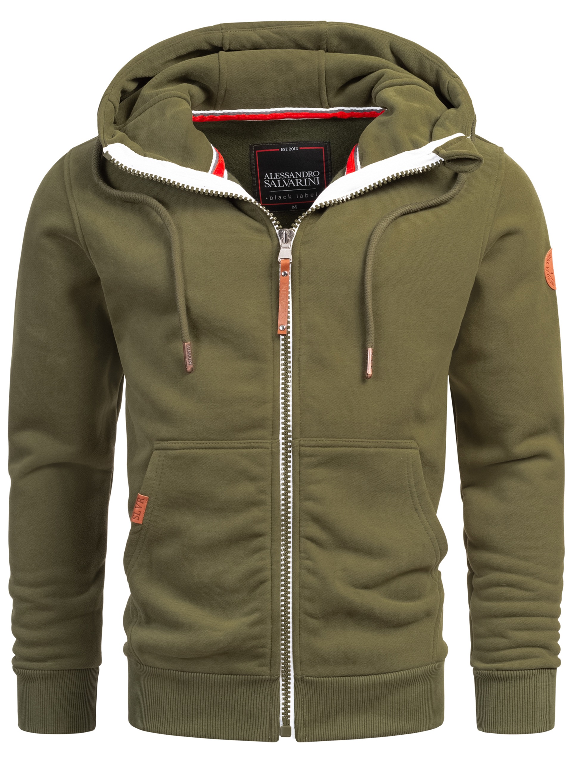 Alessandro Salvarini Sweatjacke "ASGeenio", mit hohem Kragen