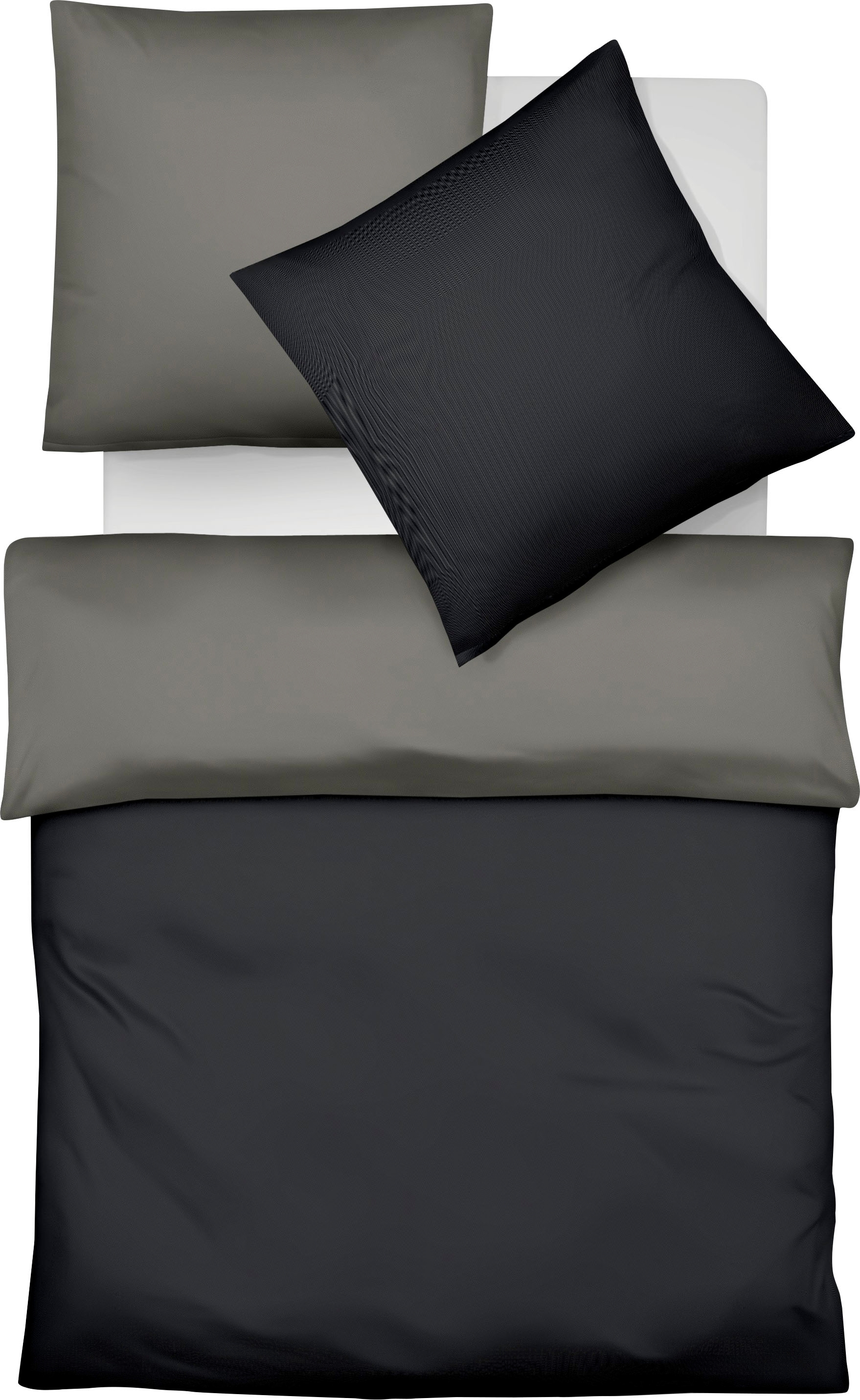 fleuresse Wendebettwäsche "Lech W 4158" 3 Stk. tlg. Edelflanell, Baumwolle, günstig online kaufen