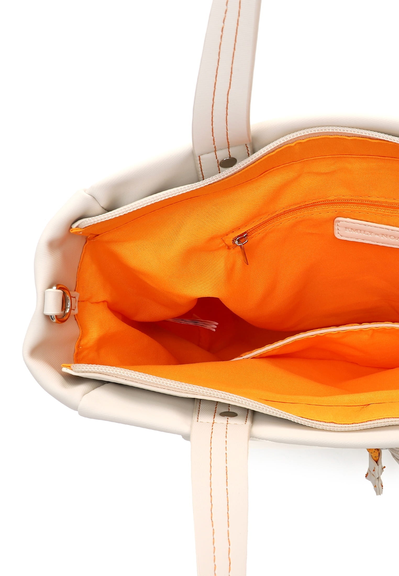 Shopper EMILY & NOAH "Shopper E&N Joeline", Damen, Gr. B/H/T: 38cm x 28cm x 13cm 0, beige (beige 400), Polyurethan, Taschen Shopper 3