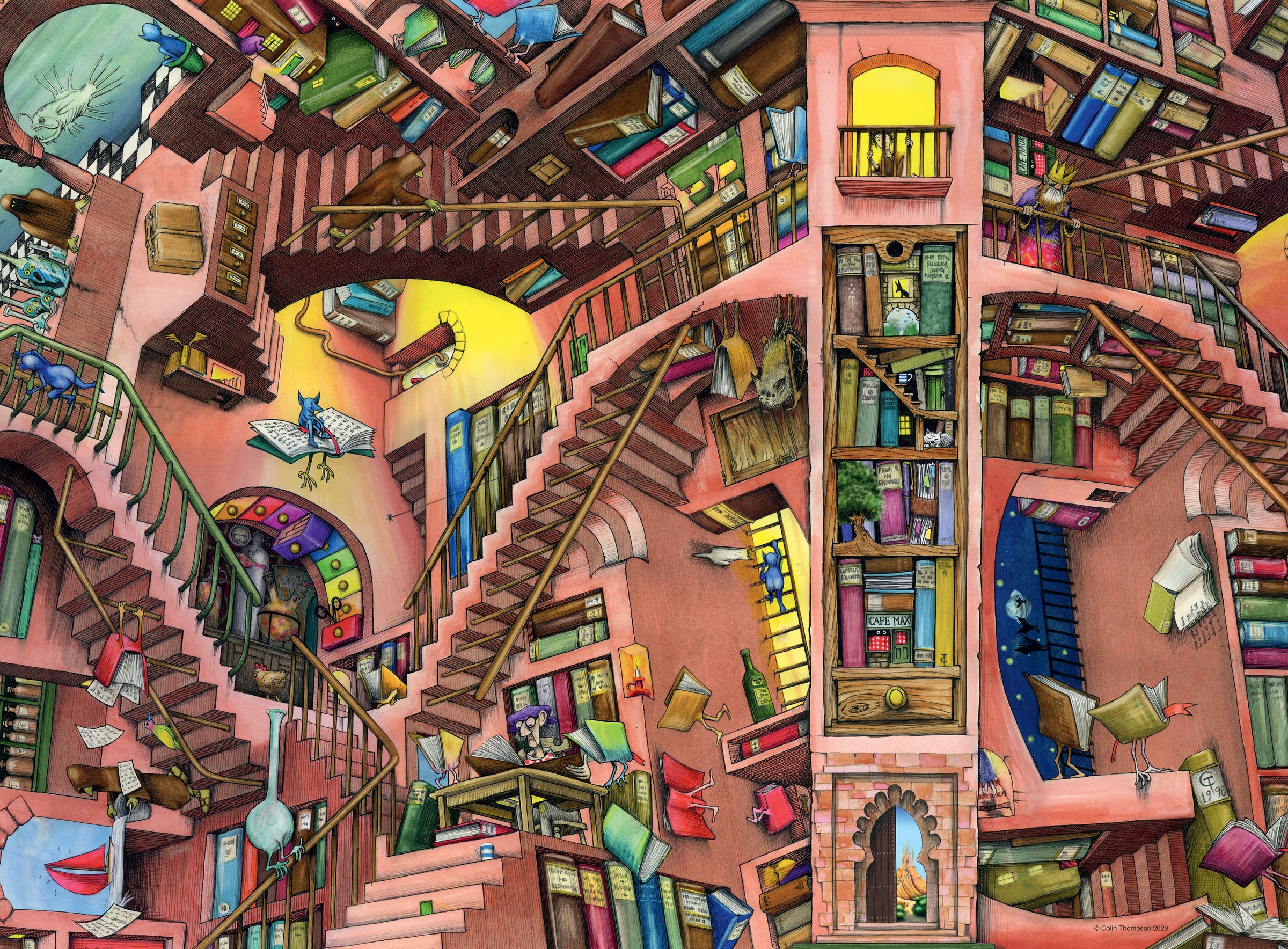 Ravensburger Puzzle »Ludicrous Libray«, Made in Germany