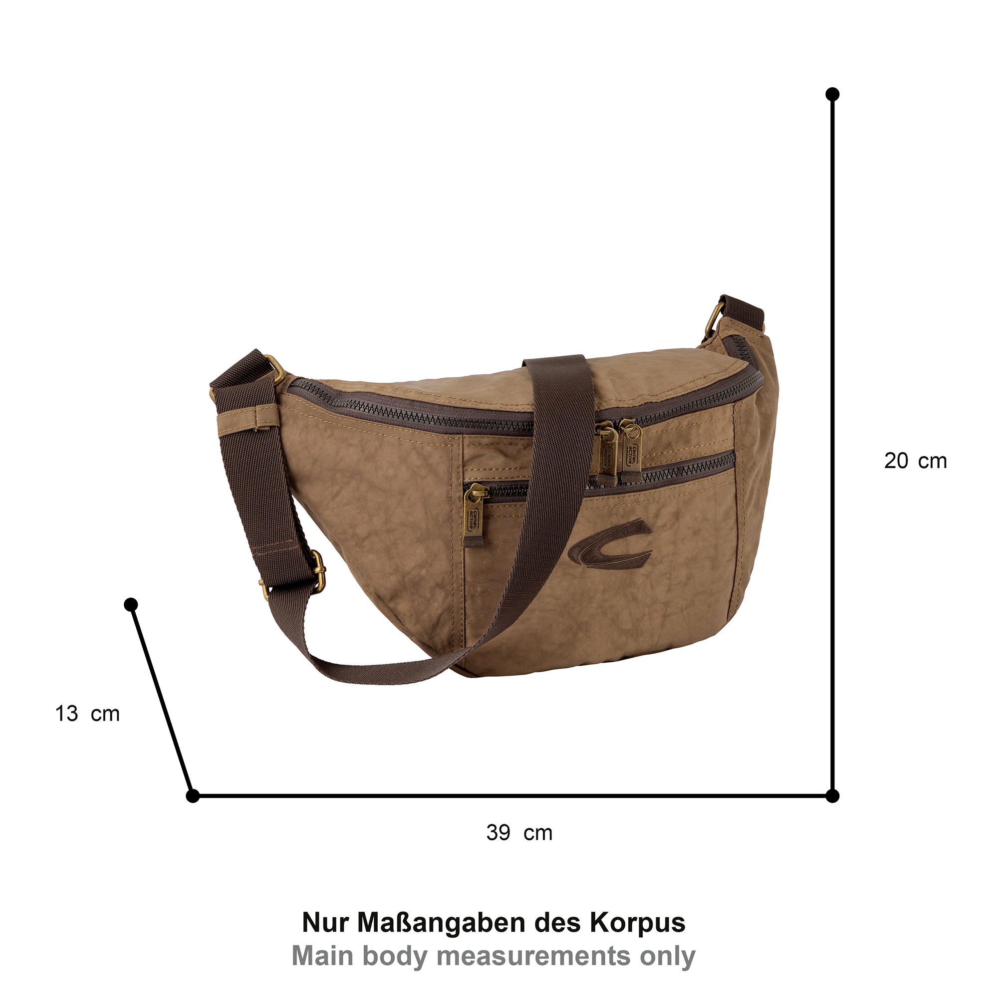 camel active Umhängetasche "Journey" aus leichtem robusten Nylon, funktiona günstig online kaufen