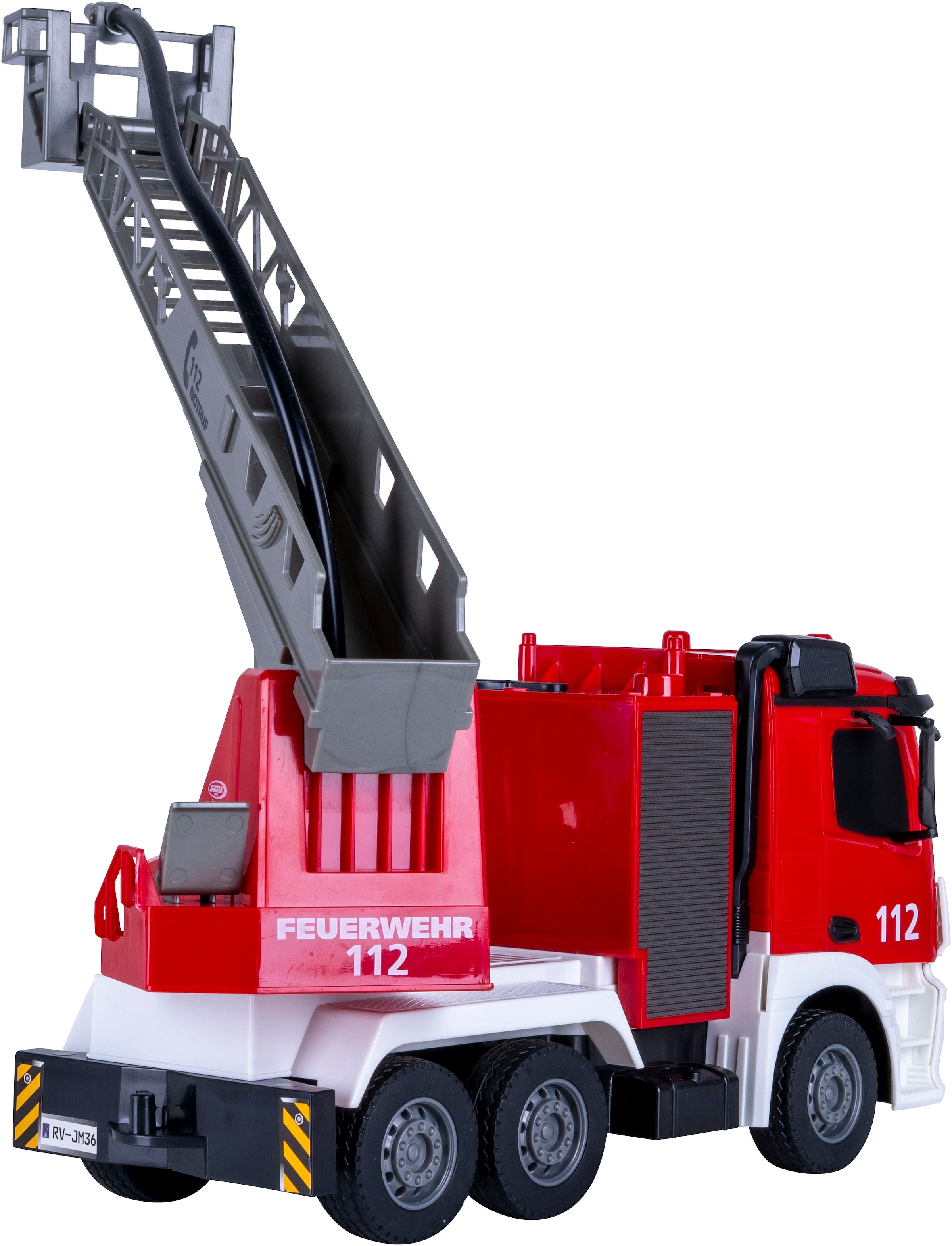 Jamara RC-LKW »Feuerwehr Drehleiter Mercedes -Benz Antos 2,4GHz« mit Spritzfunktion; LED-Licht; Maßstab 1:26