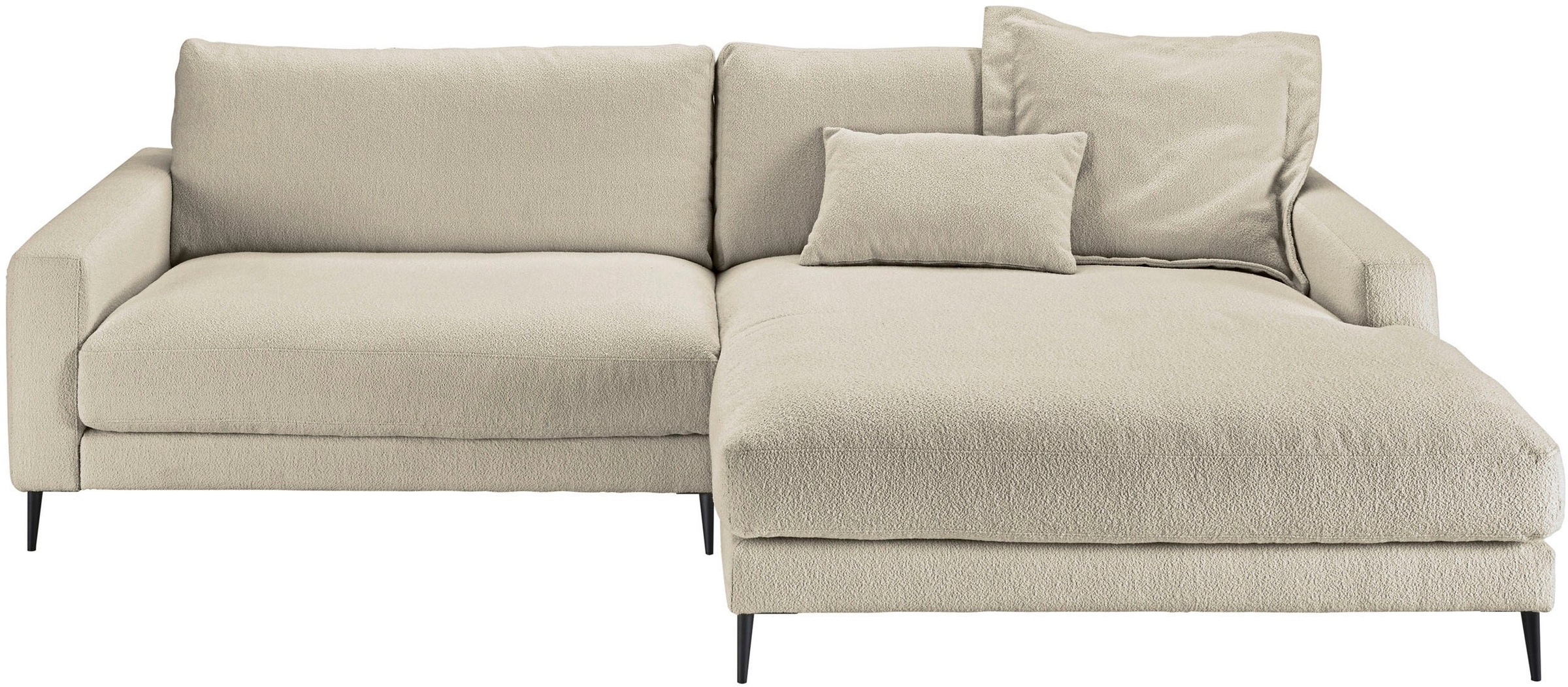 Home affaire Ecksofa "Downtown, B/T/H: 272/190/84 cm L-Form" weicher Sitzko günstig online kaufen