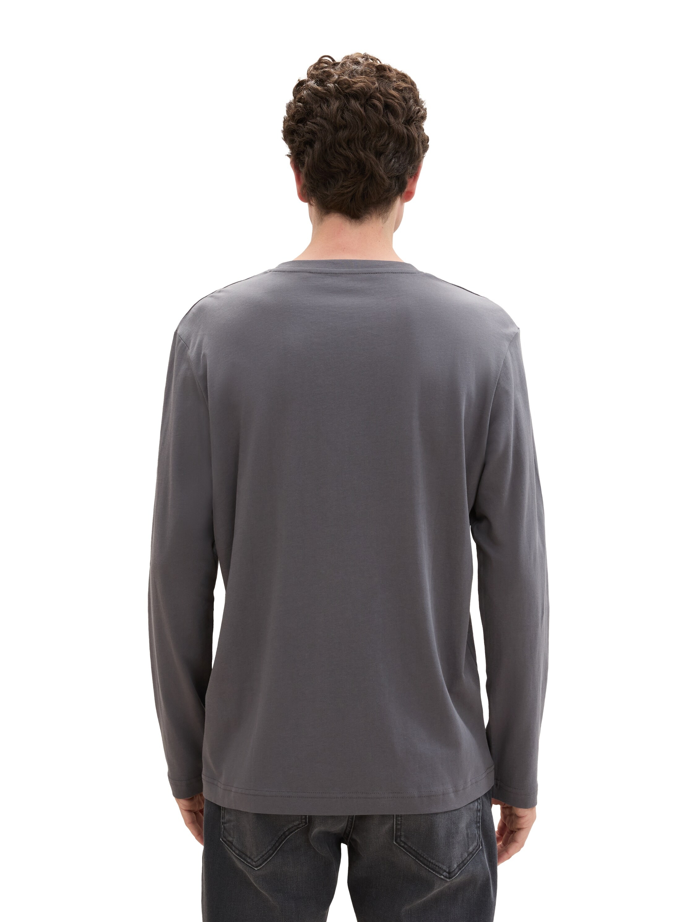 TOM TAILOR Langarmshirt, mit Logo-Print