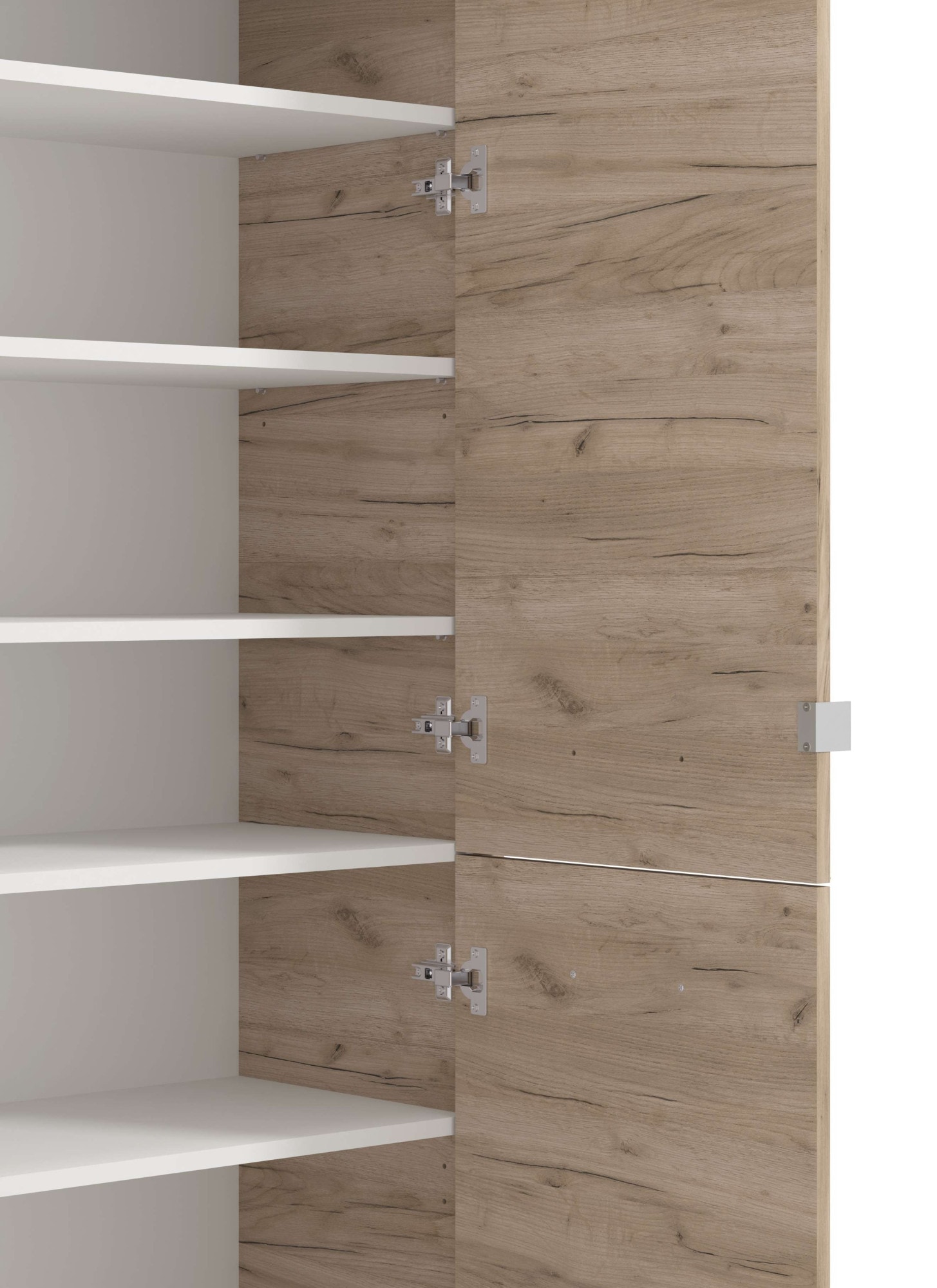 INOSIGN Schuhschrank »Menorca Schuhkommode, Lagerschrank, Schuhregal, Breite 90 cm«, mit vier Türen, in modernen und eleganten Farben, mit zwei Spiegeln