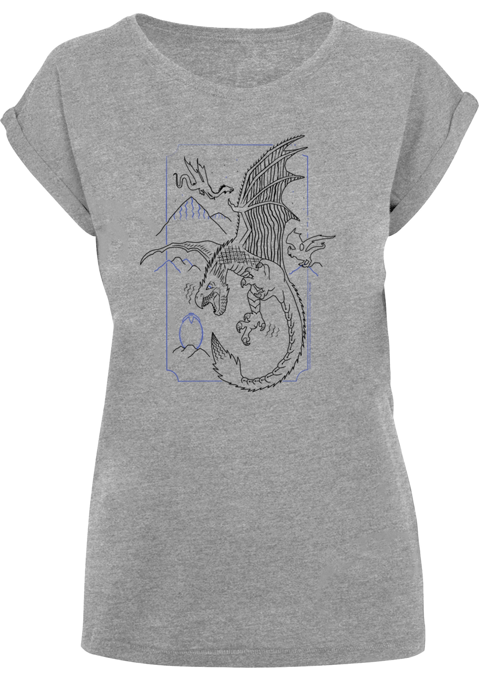 F4NT4STIC T-Shirt "Harry Potter Dragon Line Art", Print günstig online kaufen