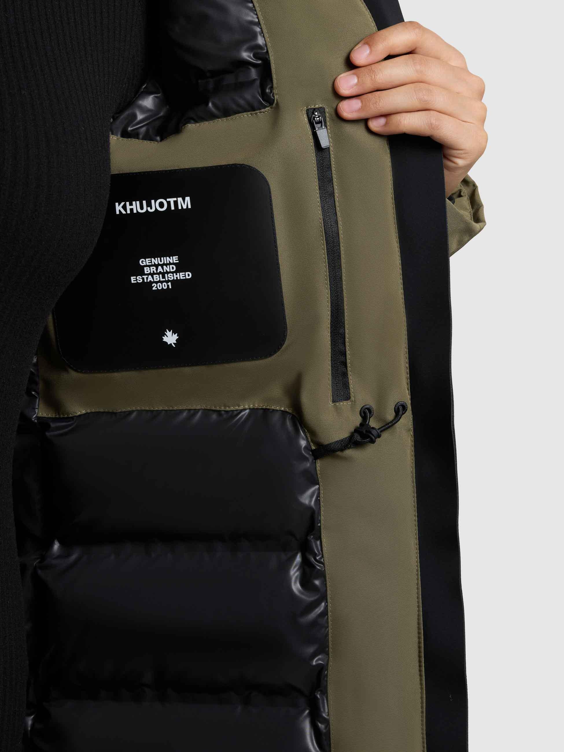 khujo Wintermantel »Diance« Lange Damen Winterjacke mit großer Kapuze