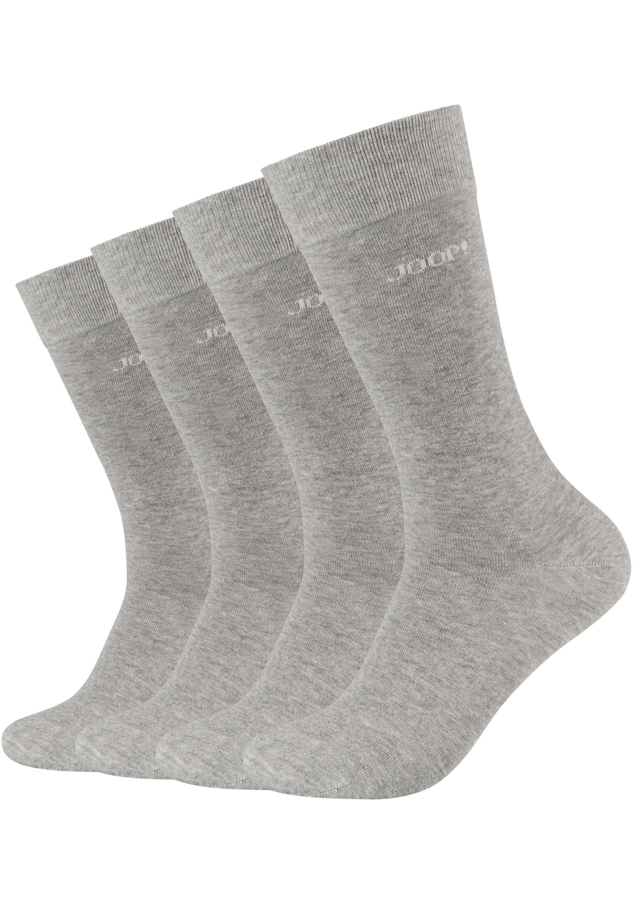 JOOP! Socken »premium essentials«, (4er Pack), Premium Essentials, verstärkte Ferse, haltbare Spitze