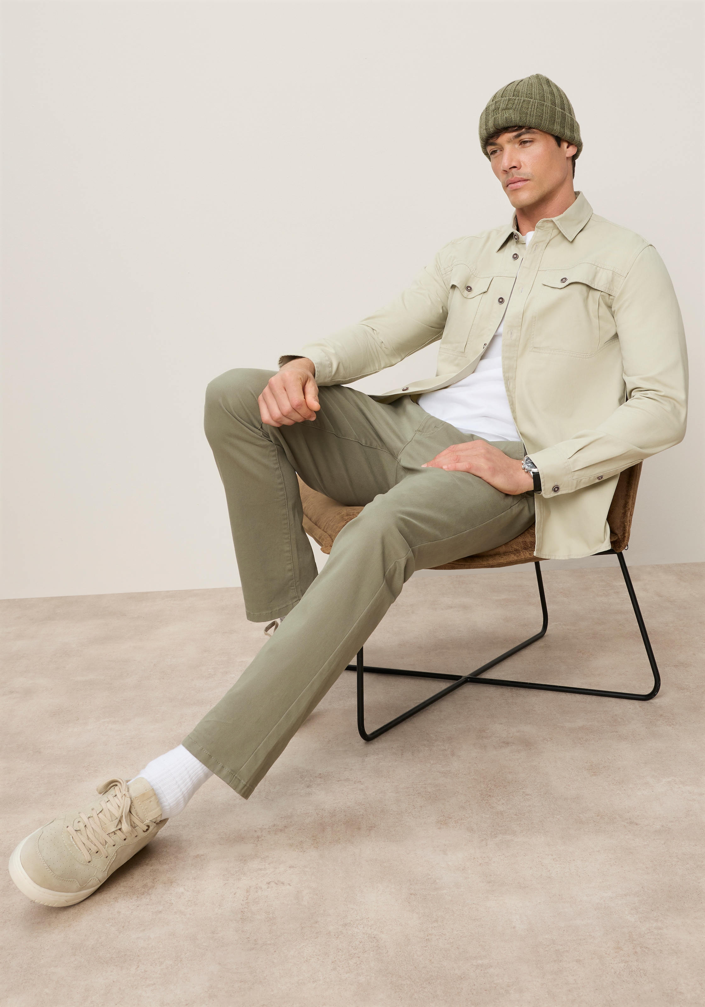 Man's World Langarmhemd »Markante Details mit modernem Charakter« Robuste Baumwollqualität, authentischer und vielseitiger Look.