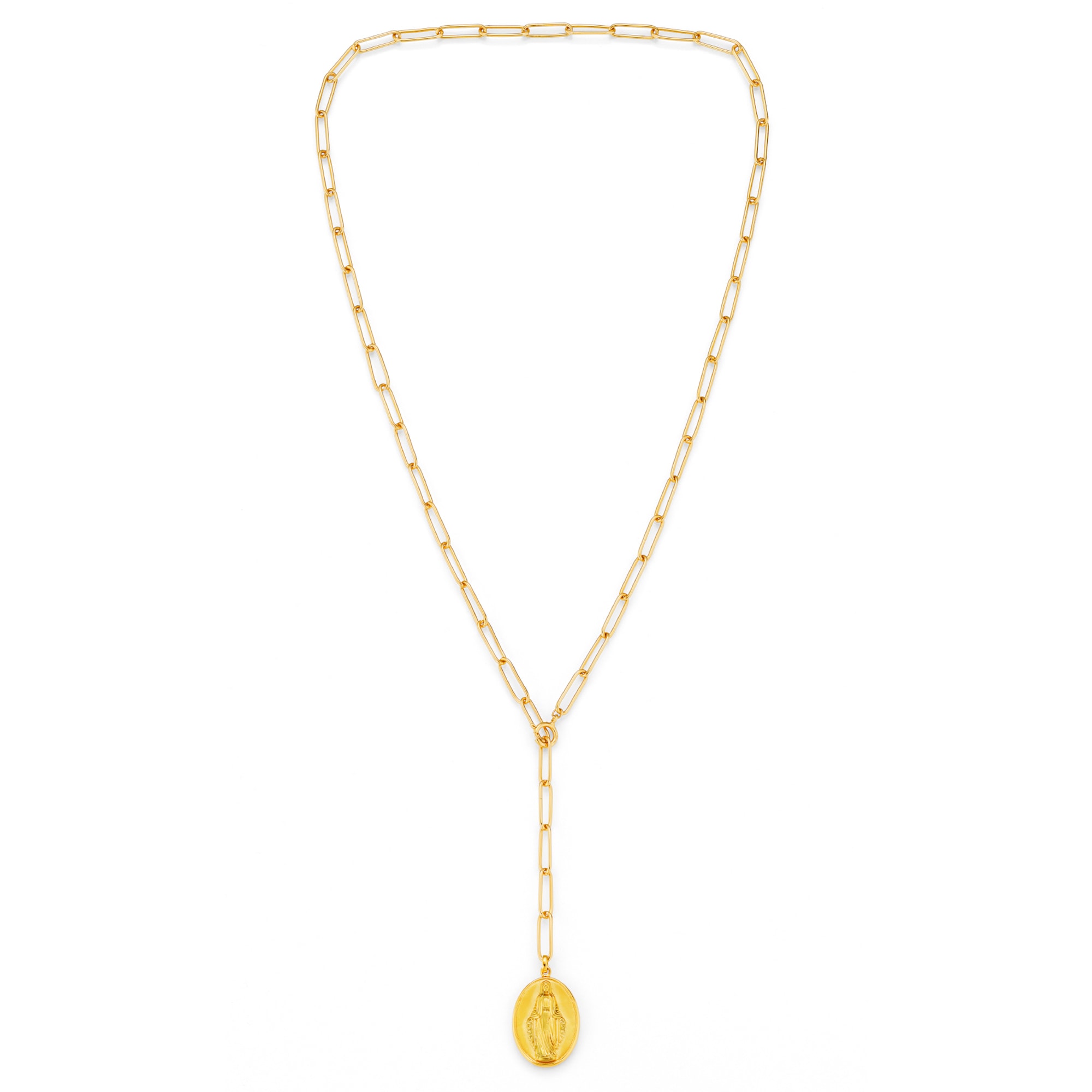 CAÏ Kette mit Anhänger »925/- Sterling Silber vergoldet Madonna«