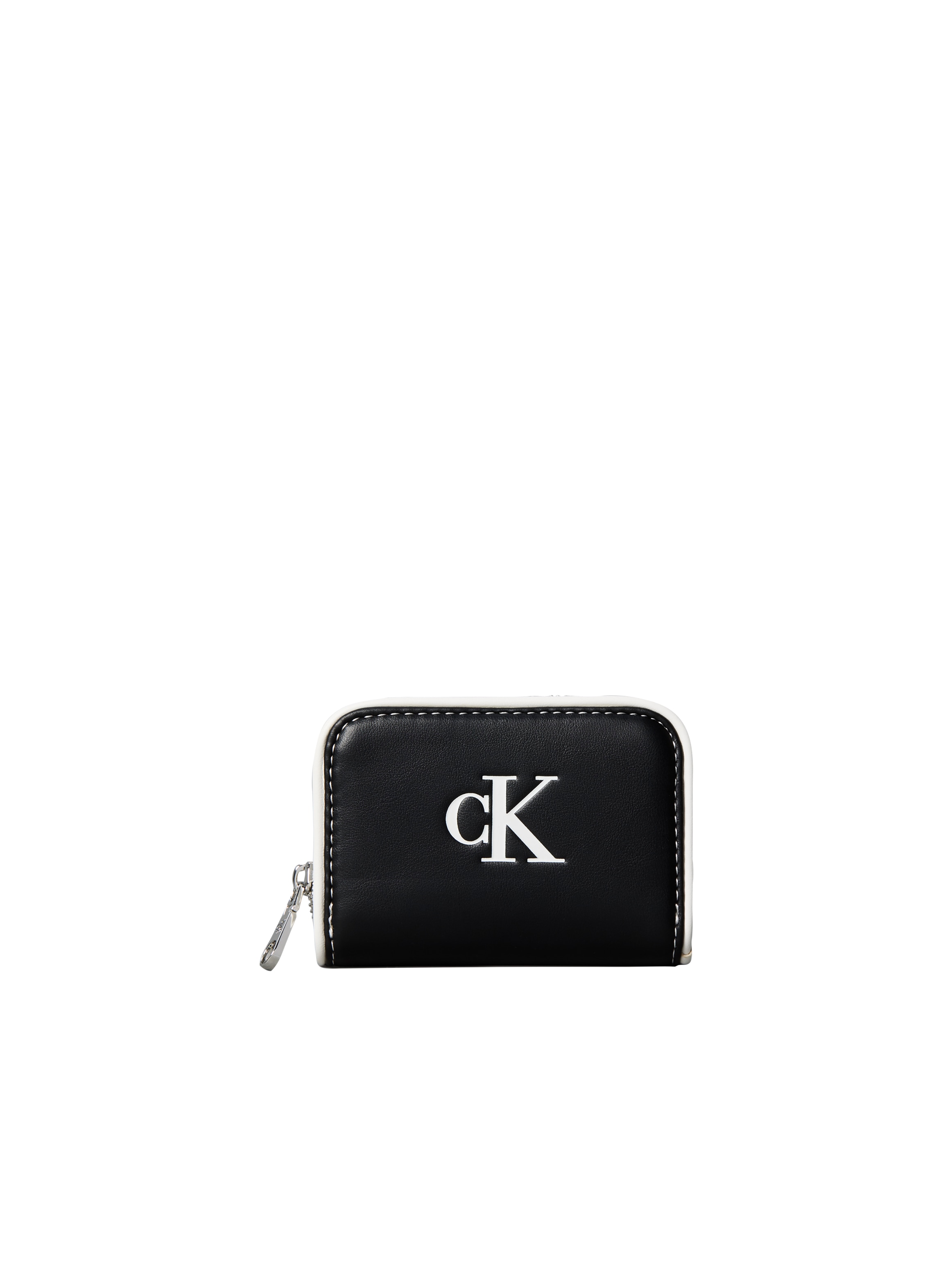 Calvin Klein Geldbörse "CONTRAST CK MEDIUM ZIP AROUND" Geldbeutel, Portemonnaie, Money Pocket mit Reißverschluss