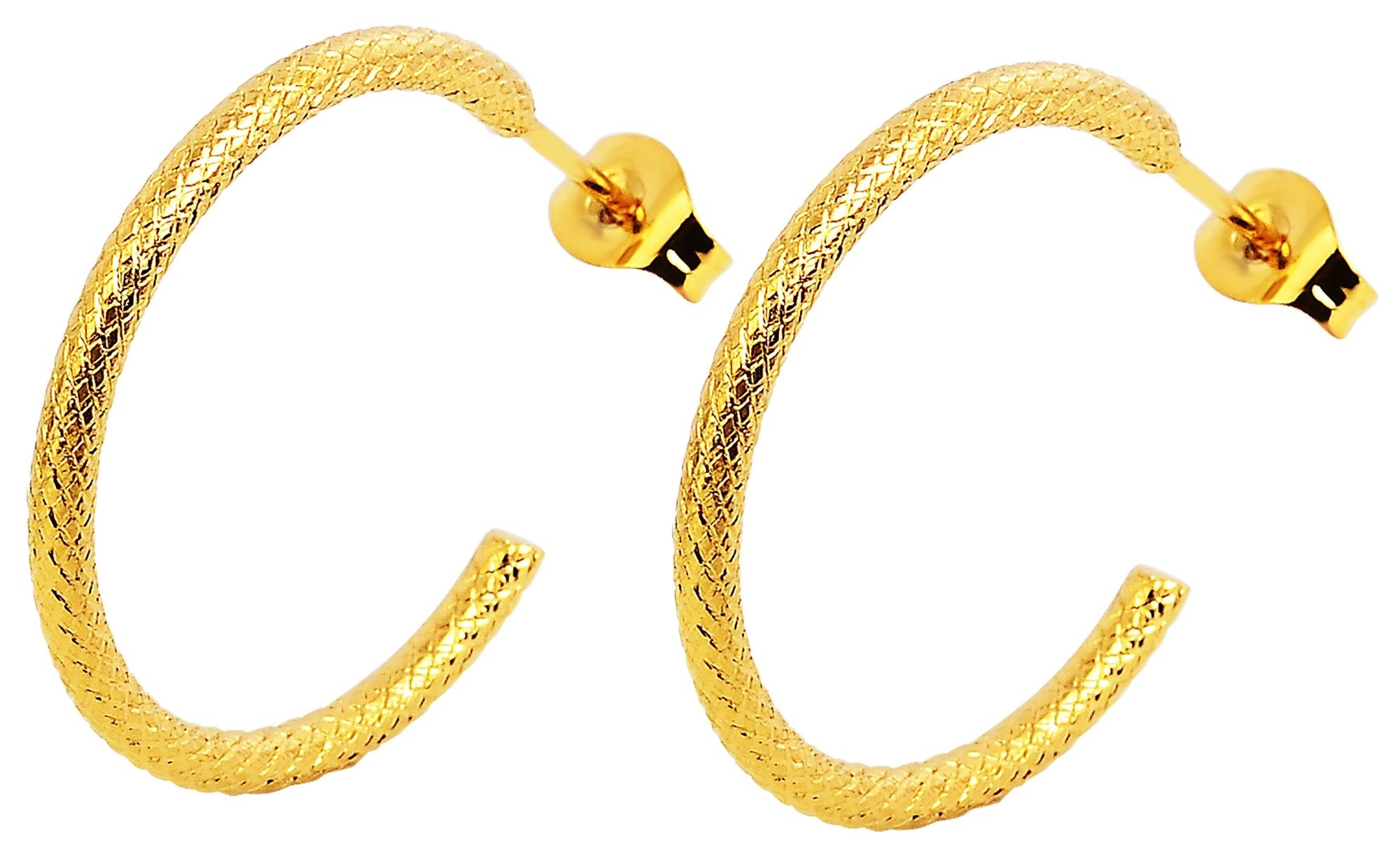 Adelia´s Paar Creolen "Damen Ohrringe – Creole aus Edelstahl" Ein stilvolle günstig online kaufen