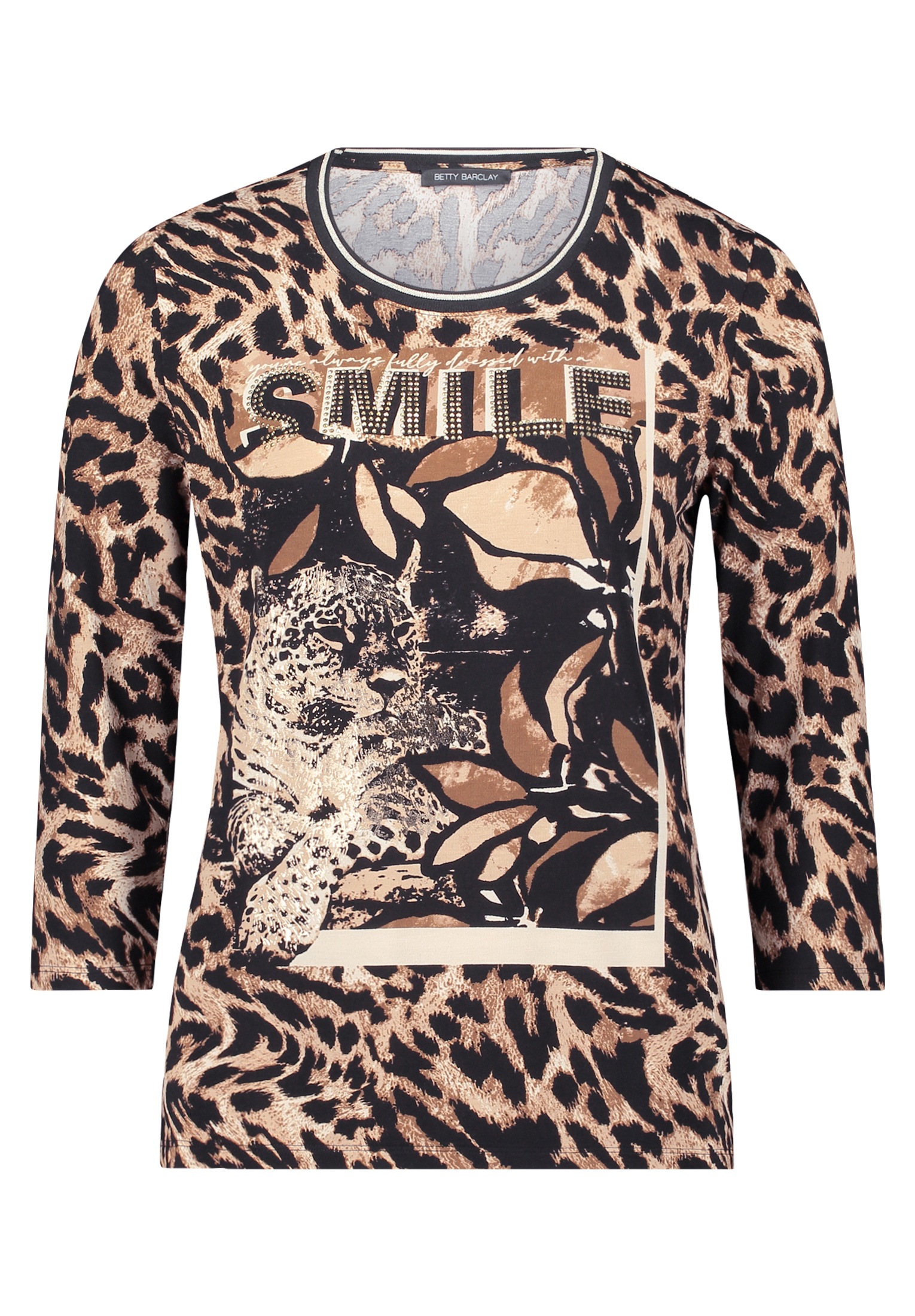 Betty Barclay 3/4-Arm-Shirt "Betty Barclay Basic Shirt mit Print", (1 tlg.) günstig online kaufen
