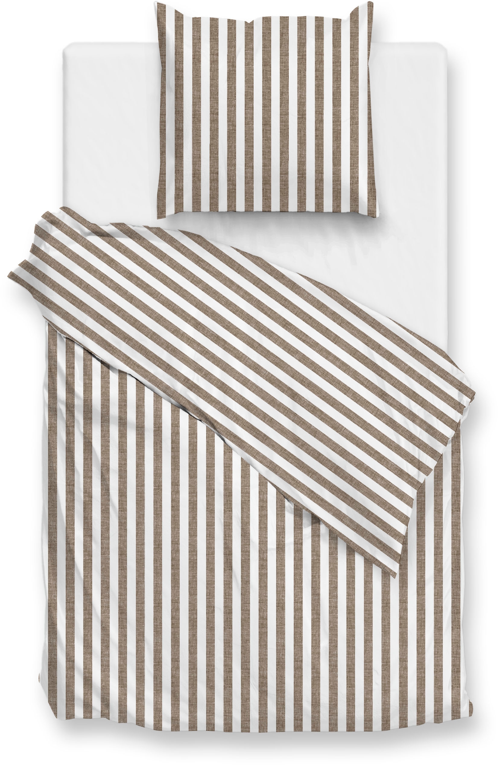 ZO HOME Bettwäsche "Banda-di-Lino" 3 Stk. Bettwäsche aus 100% Baumwolle, ho günstig online kaufen