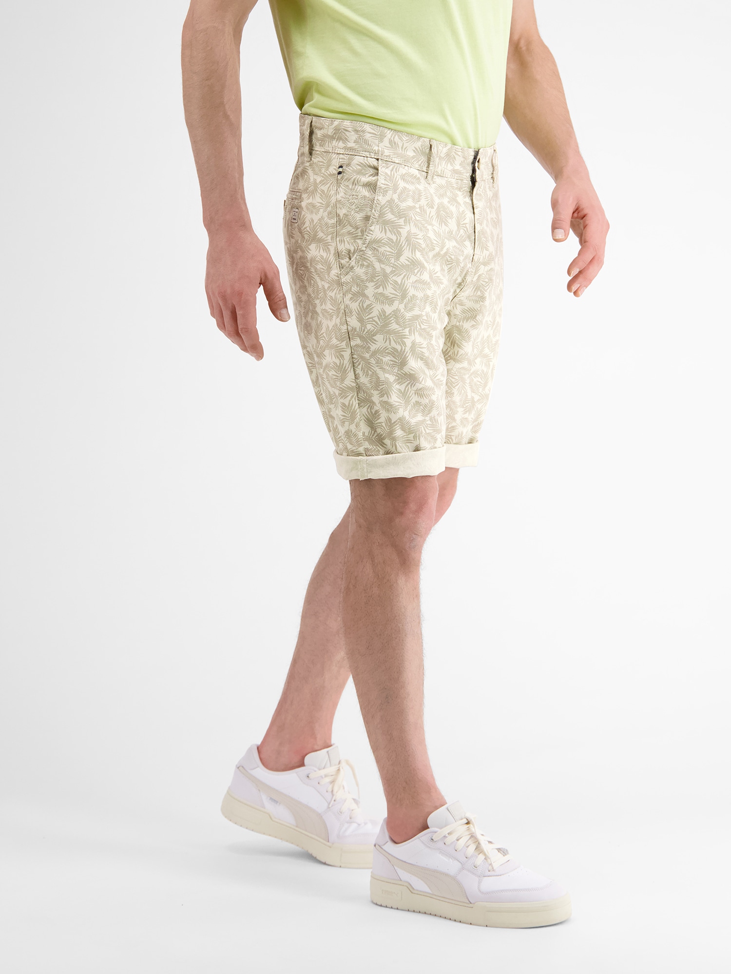 LERROS Chinoshorts »LERROS Chino Bermuda *Leafs*«