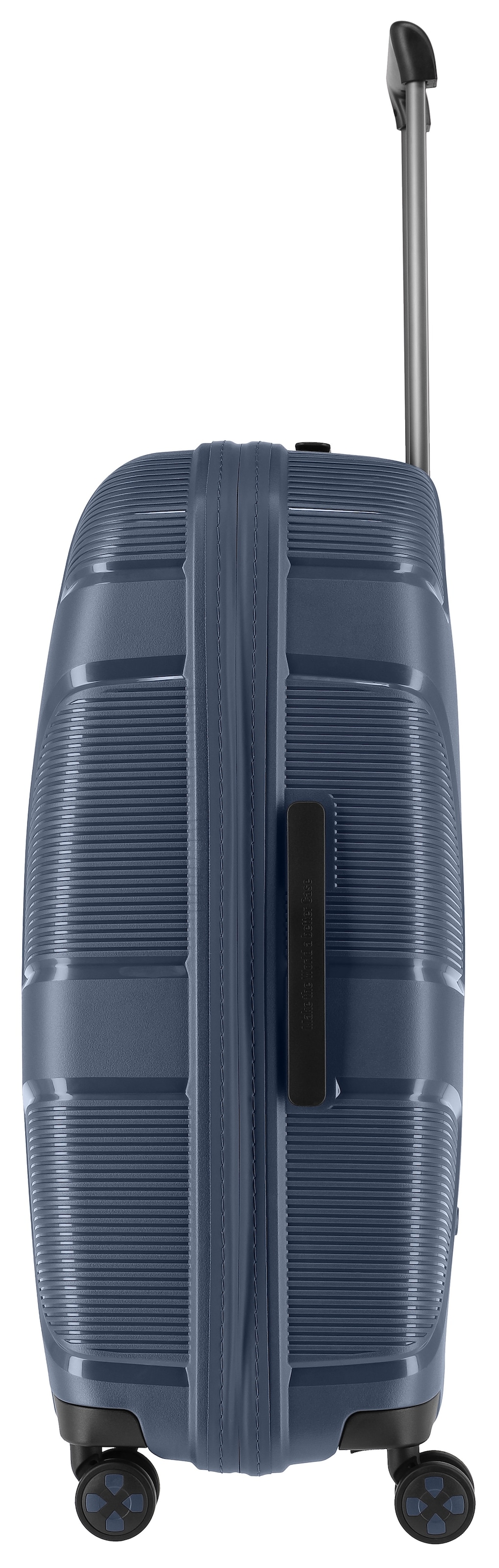 IMPACKT Hartschalen-Trolley »IP1, verschiedene Größen und Farben«, 4 Rollen, Hartschalen-Koffer vegan Koffer Reisegepäck USB-Port TSA Zahlenschloss