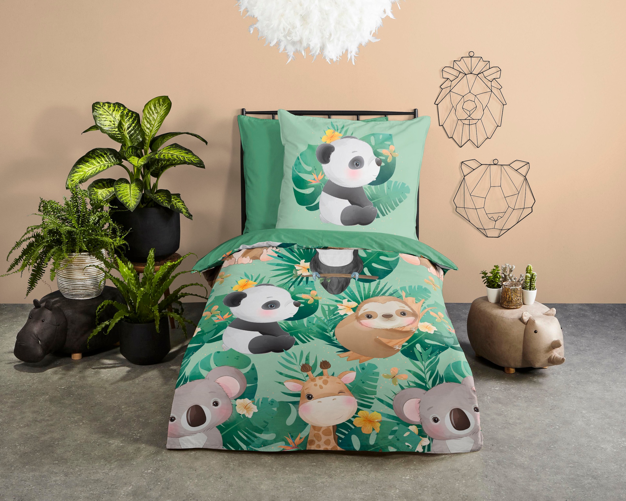 good morning Kinderbettwäsche "Momo" 2 Stk. tlg. Mikrofaser, 135x200, Pfleg günstig online kaufen