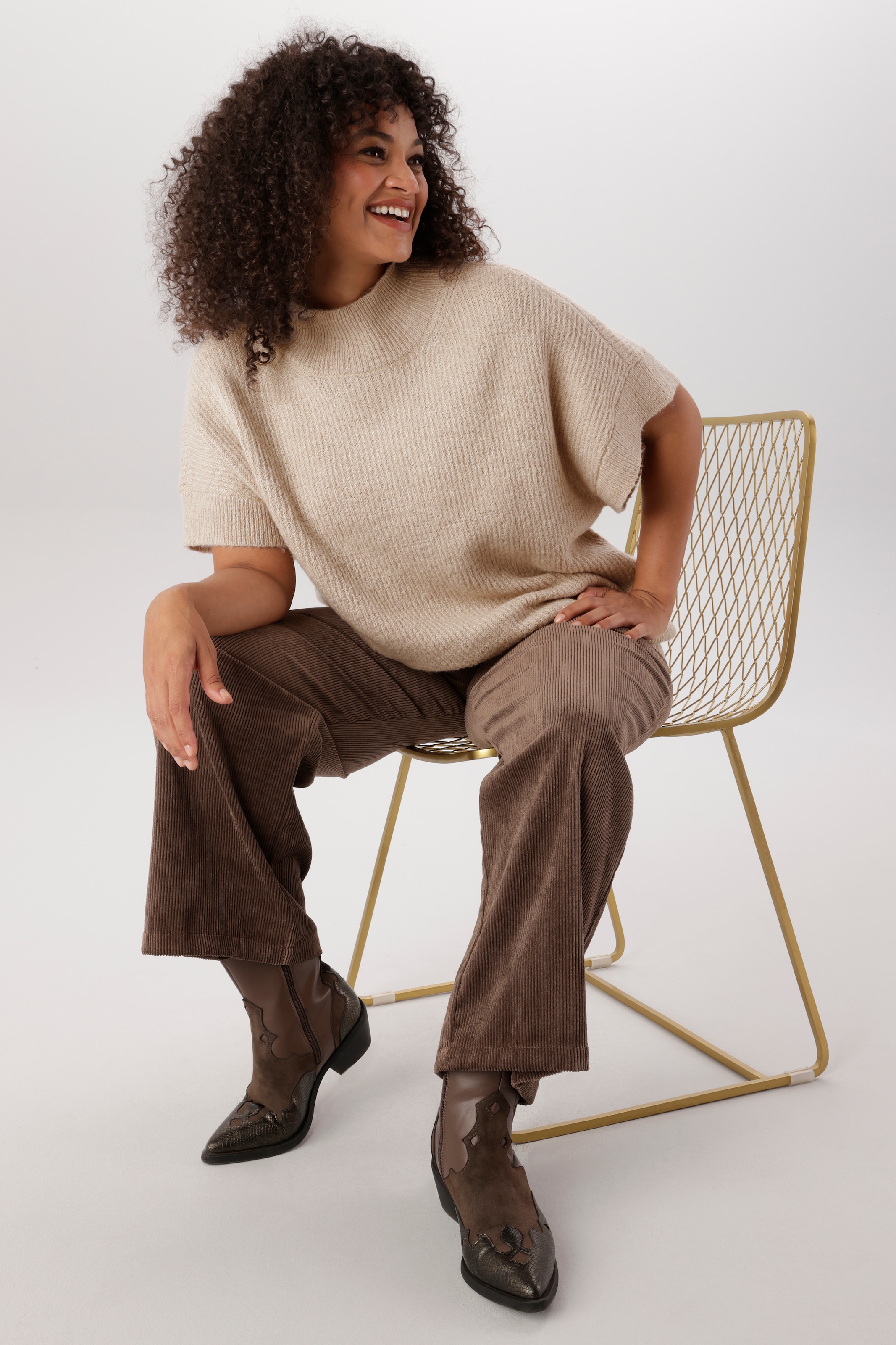 Aniston PLUS Pullunder im Rippstrickmuster - NEUE KOLLEKTION