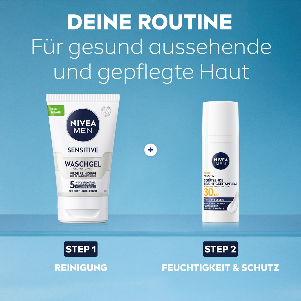 Nivea Men Gesichtspflege-Set »NIVEA Men Sensitive Routine Set«