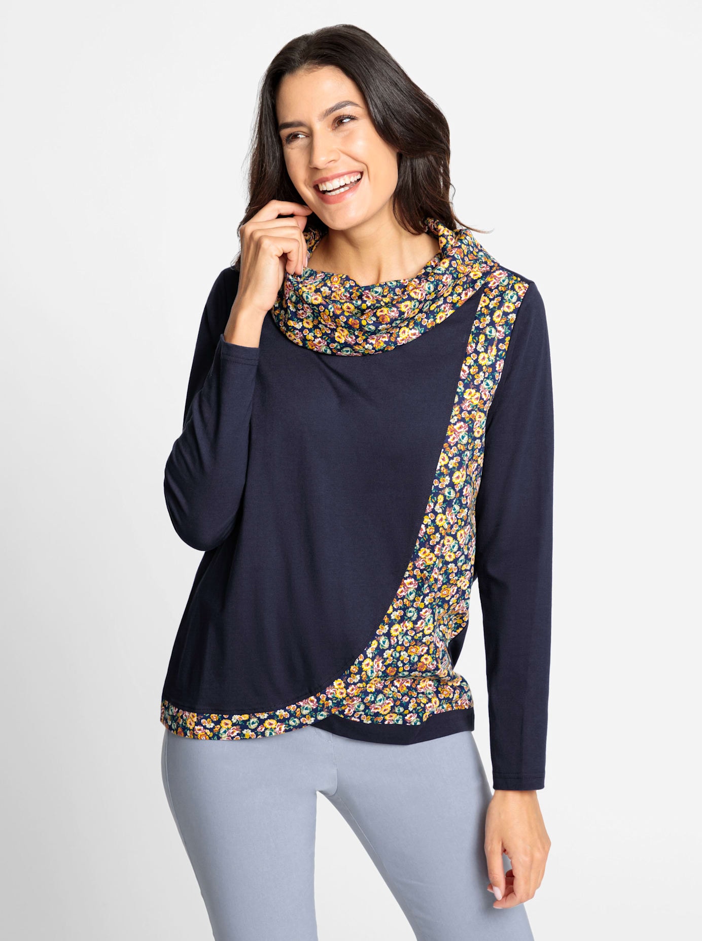 Inspirationen Rollkragenshirt »Shirt«, (1 tlg.)
