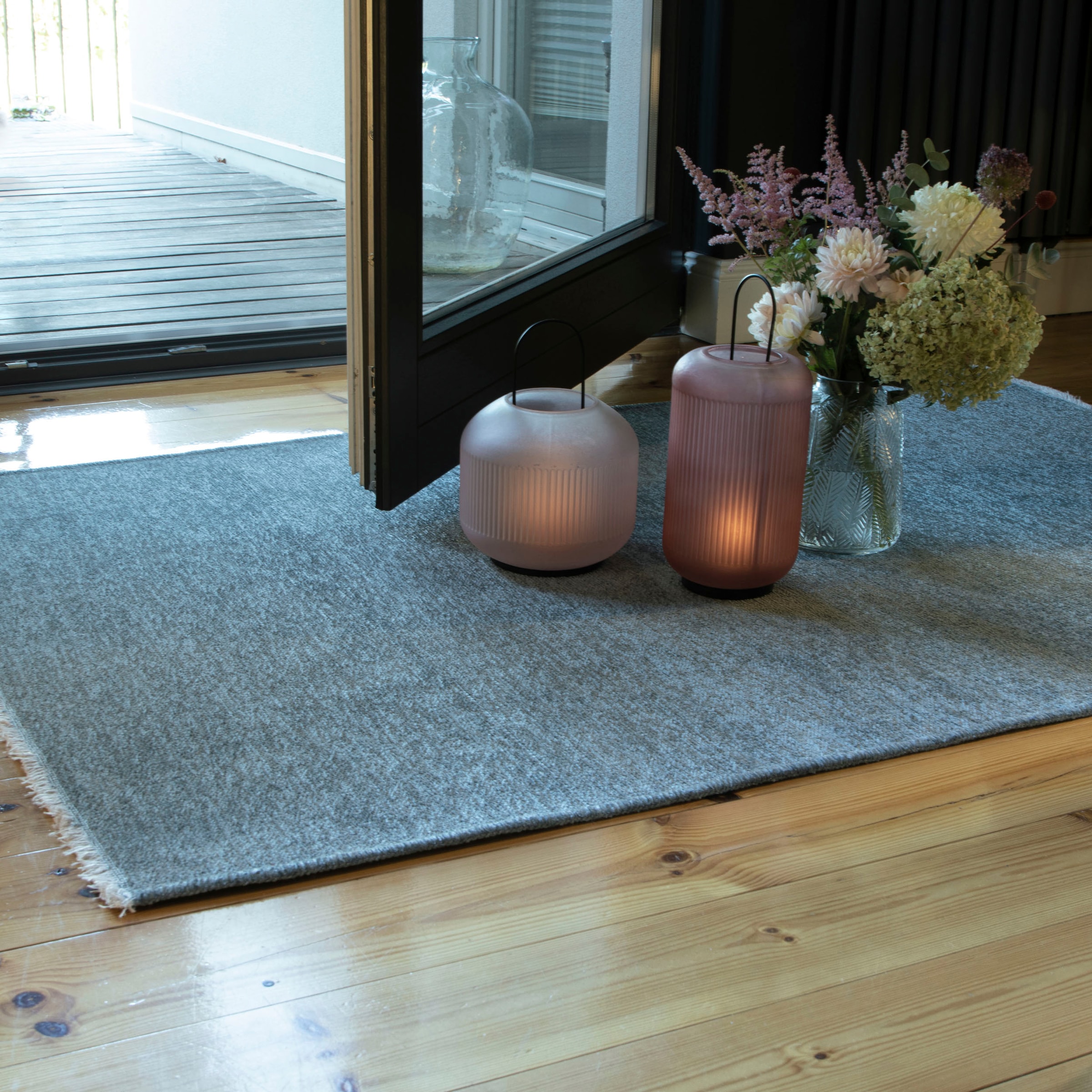 Obsession Teppich »My | Wohnzimmer, 175«, Visby Fransen, Outdoor kaufen rechteckig, mit waschbar, geeignet BAUR meliert