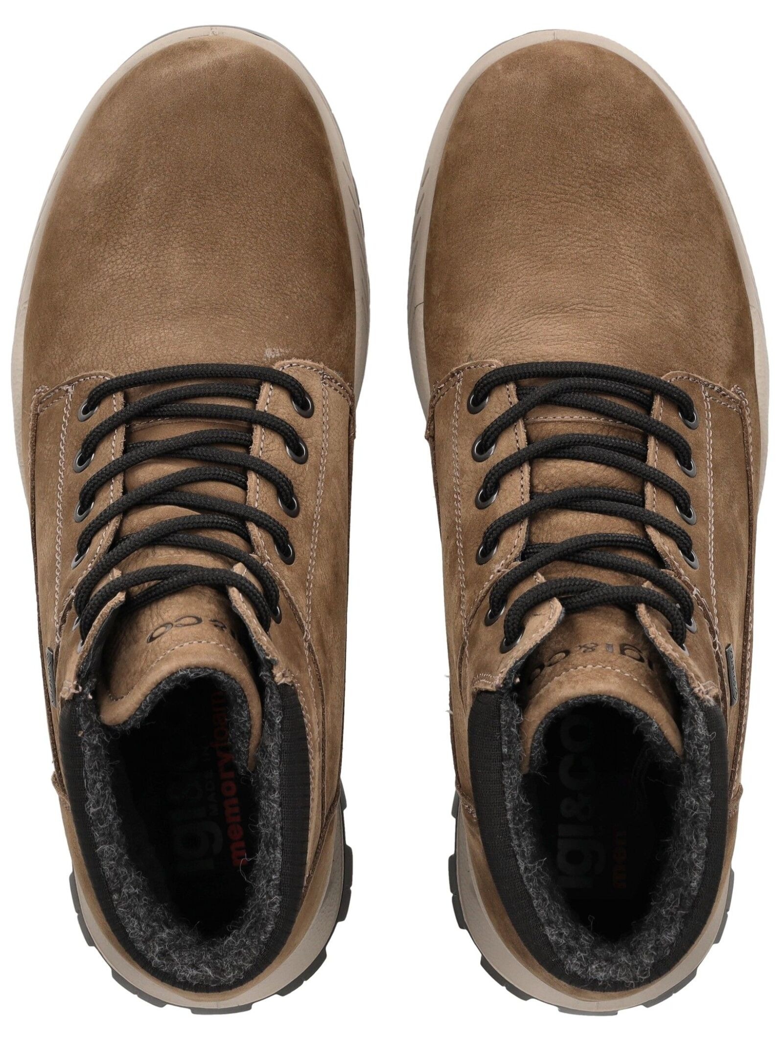 IGI & CO Schnürstiefelette »IGI & CO Stiefelette Nubukleder/Textil«