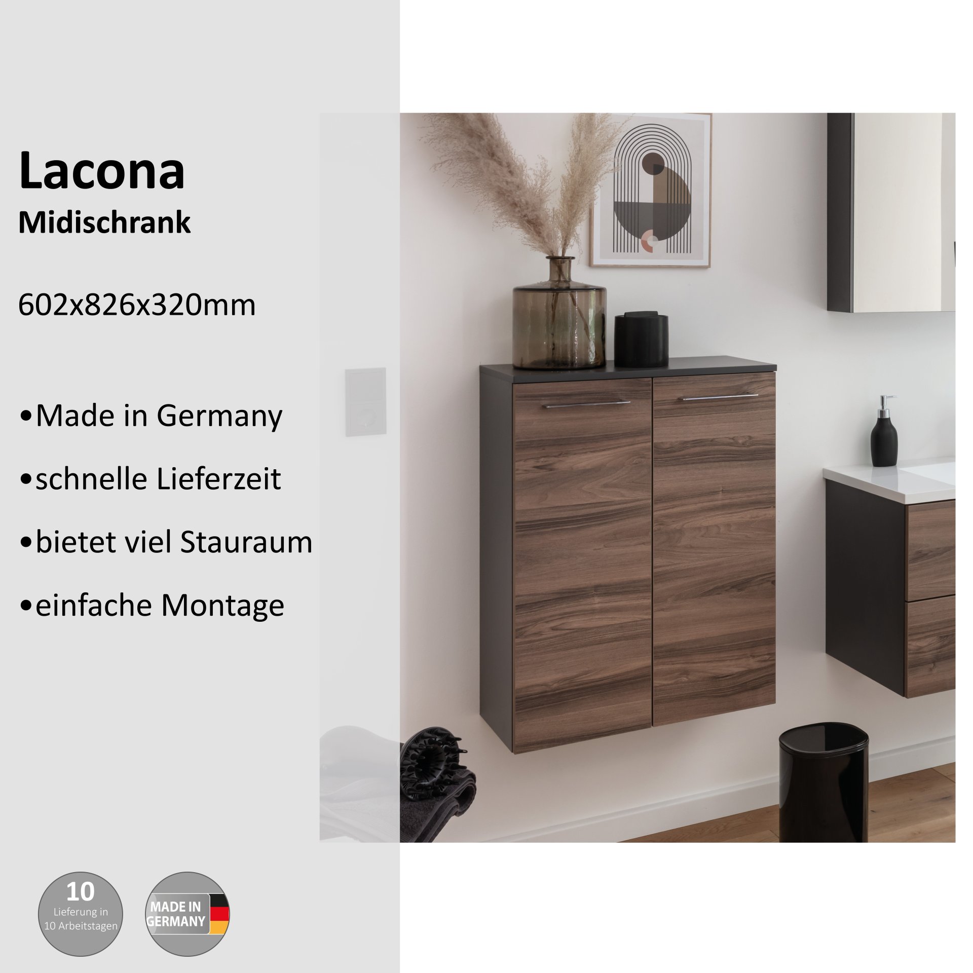 Thumbnail - welltime Midischrank "Lacona"