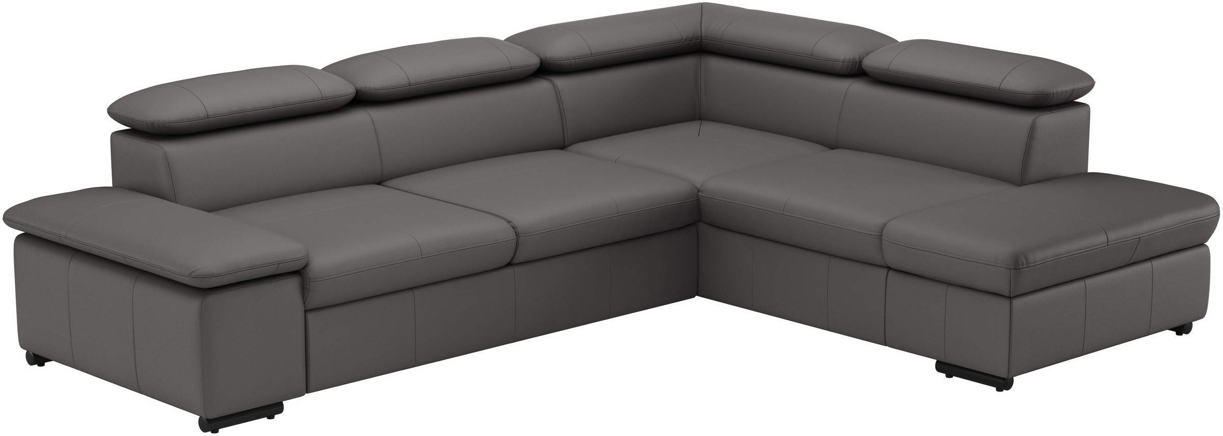 sit&more Ecksofa »Alcudia L-Form«, mit Armteilverstellung, optional Kopfteilverstellung und Bettfunktion