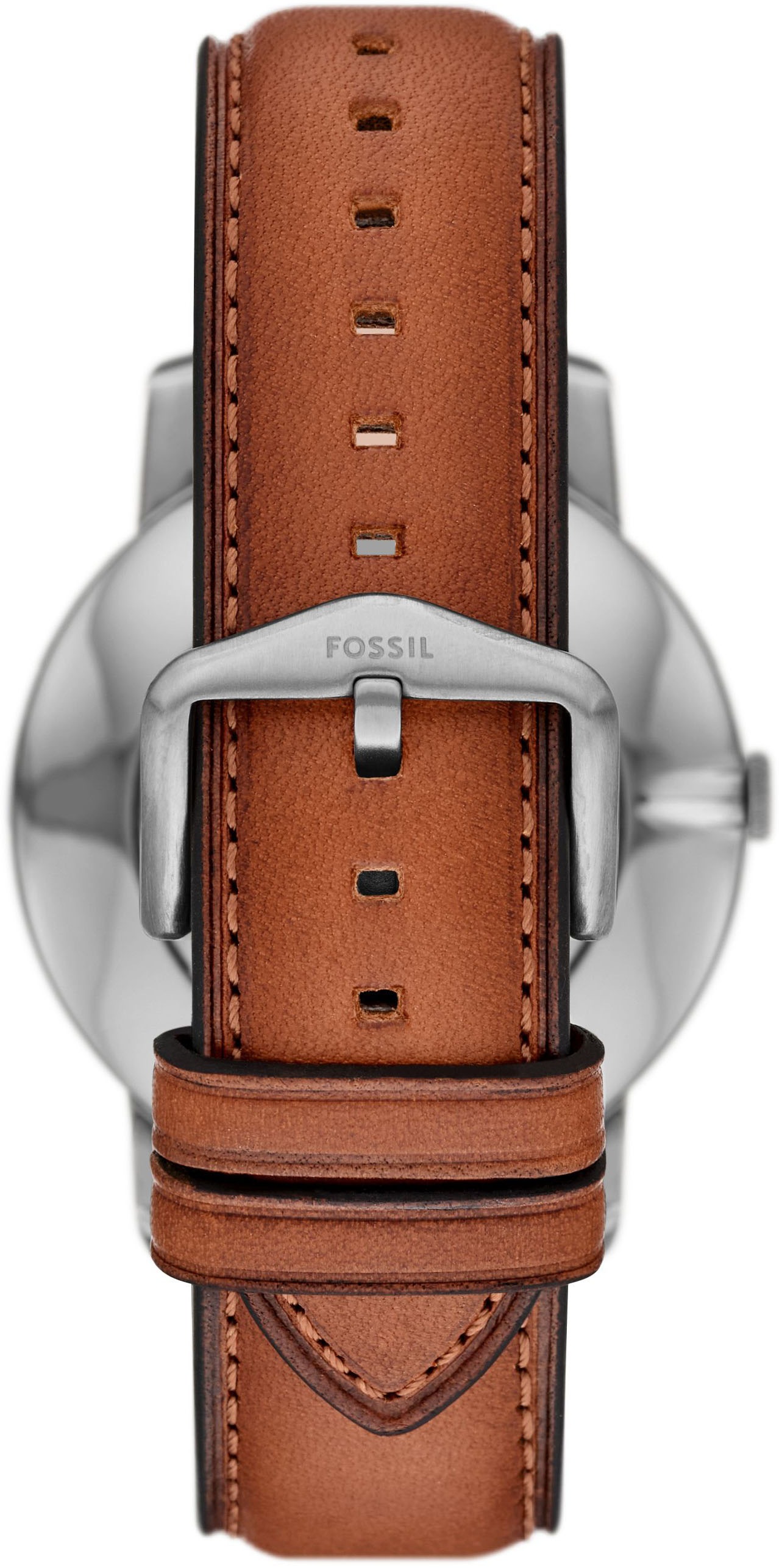 Fossil Quarzuhr »MINIMALIST 3H«, Armbanduhr, Herrenuhr, Lederarmband, analog