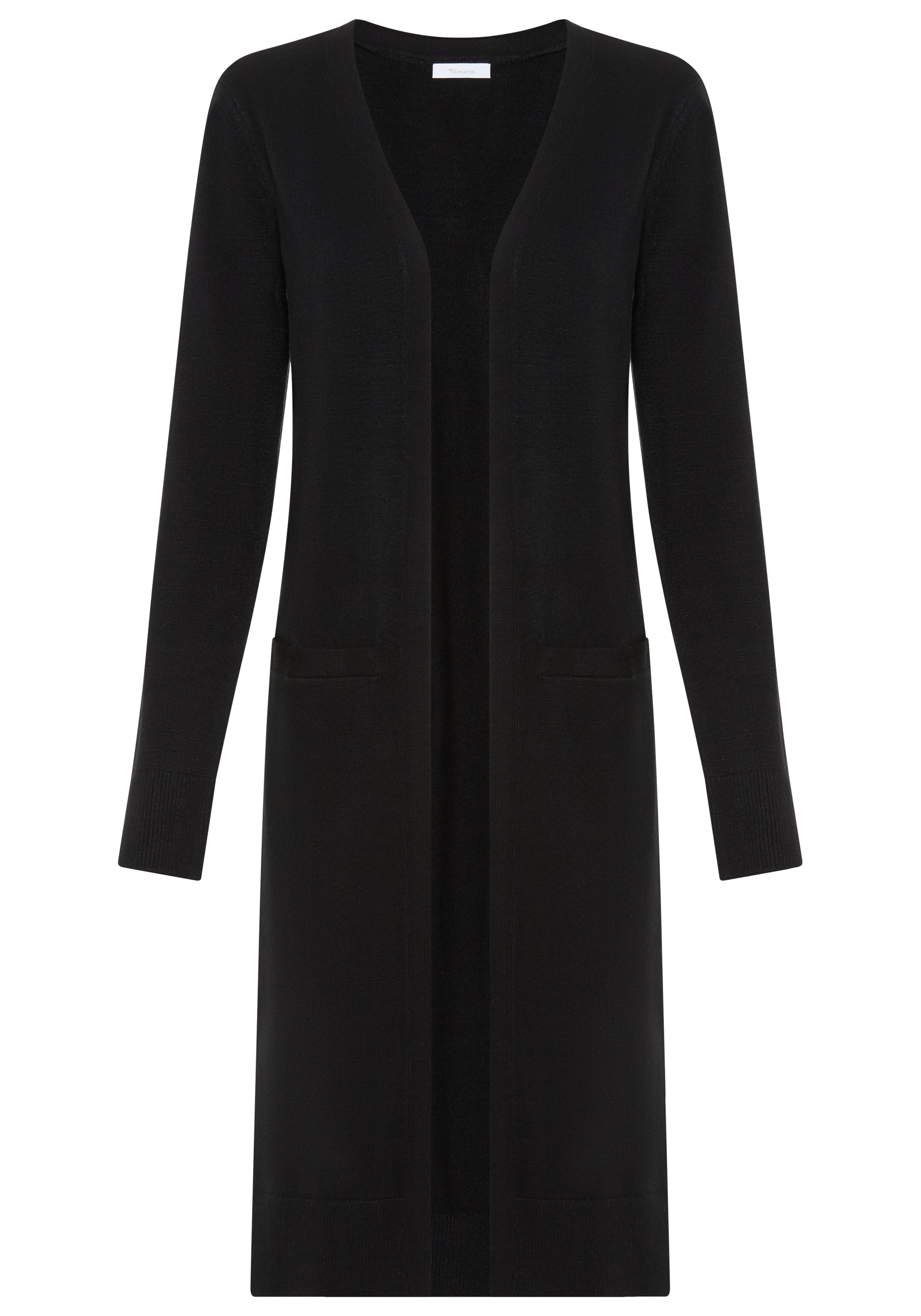 Tamaris Strickjacke in Longform aus kuschligem Viskosegestrick