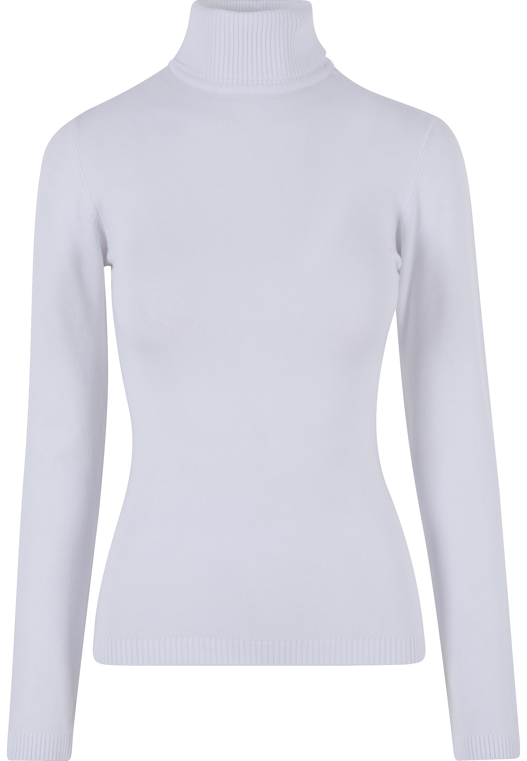 URBAN CLASSICS Rundhalspullover »Urban Classics Damen Ladies Knitted Turtleneck Sweater« 1 Stk.
