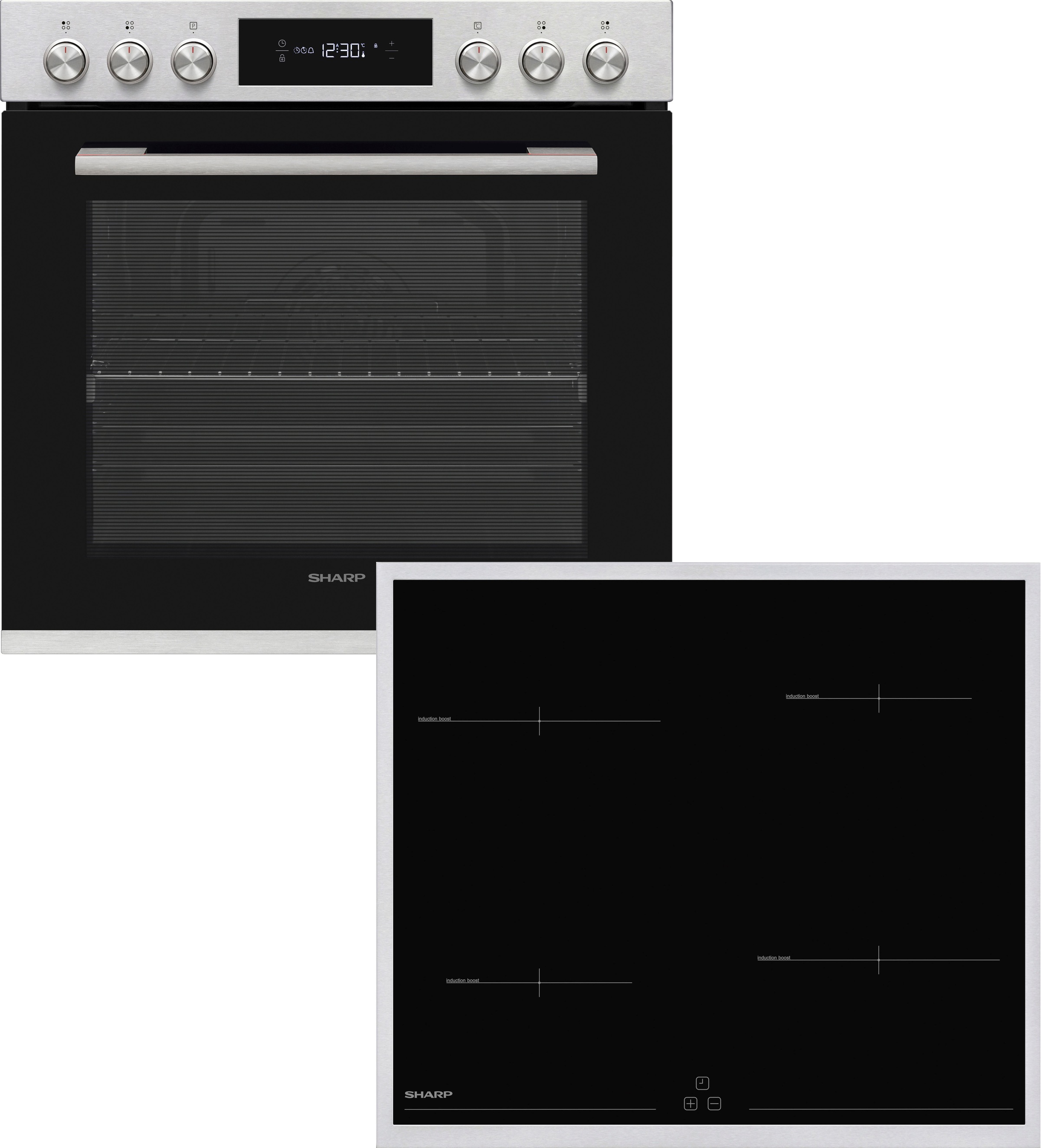 Sharp Elektro-Herd-Set "K-72P51INH-EU" Hydrolyse Set, Hydrolytische Reinigu günstig online kaufen