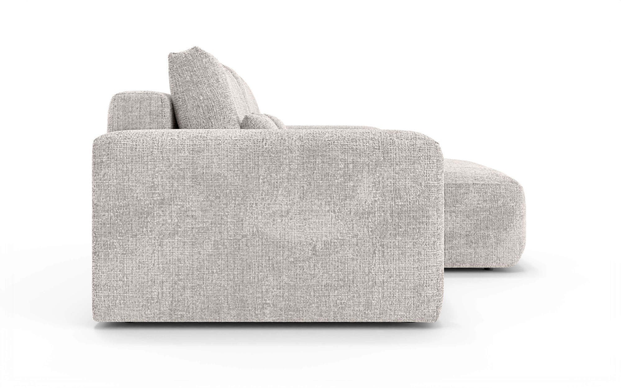 OTTO home Ecksofa »MATTS Schlafsofa mit Bettkasten, Maße B/T/H: 265/159/89 cm«, L-Form mit Recamiere rechts oder links, hoher Sitzkomfort