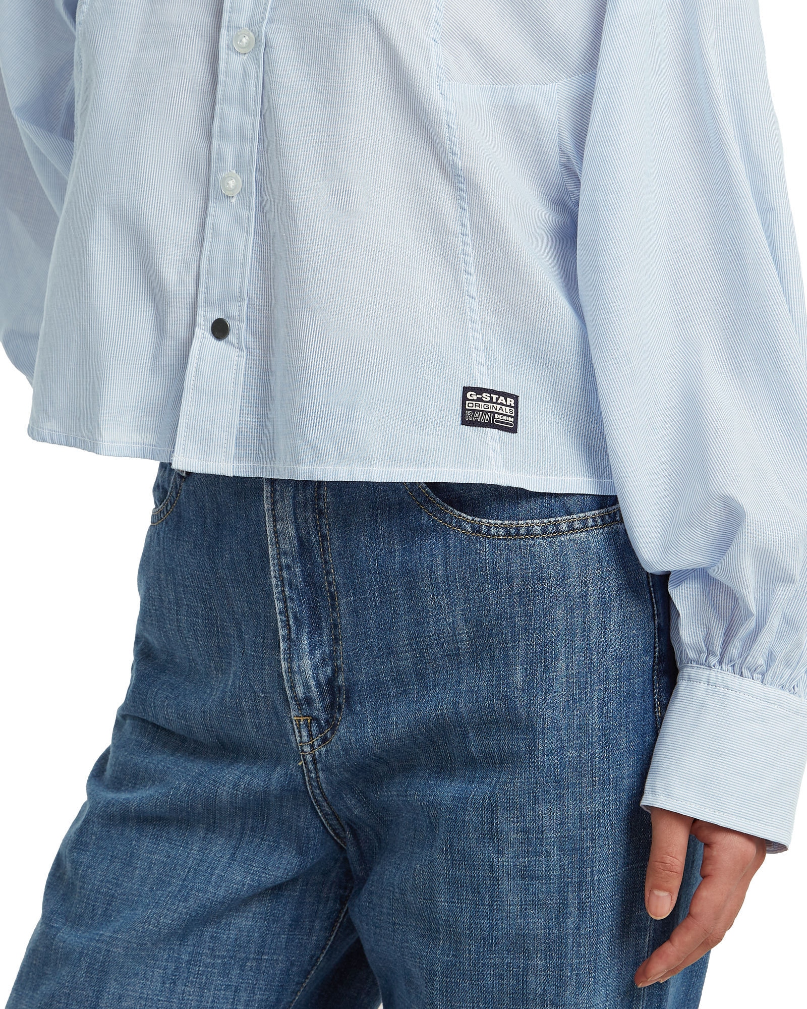 G-STAR Langarmshirt »Macro Balloon Shirt 3\4 Sleeve«