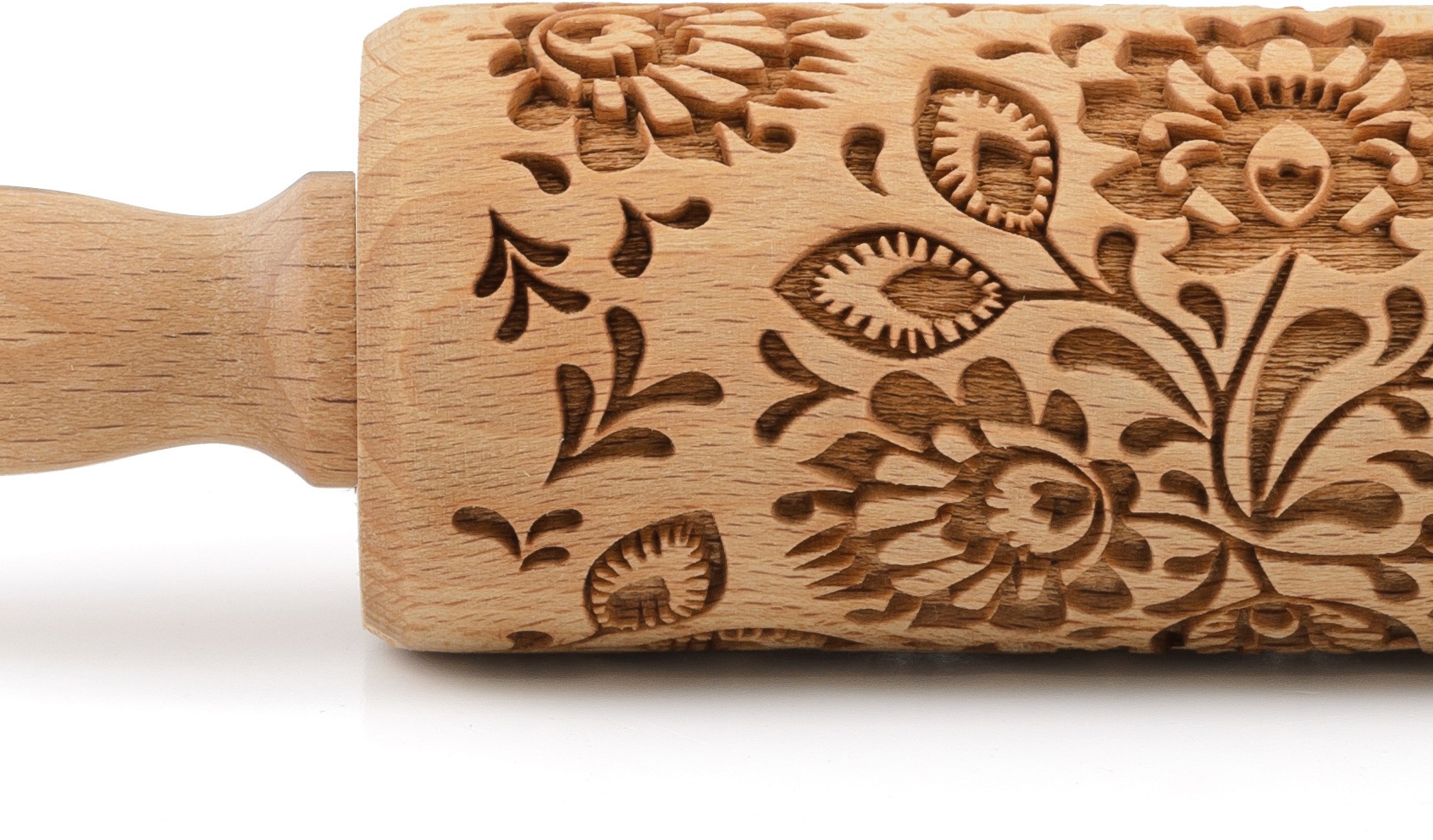 folkroll Teigroller »3D-Motiv-Teigrolle«, Floral