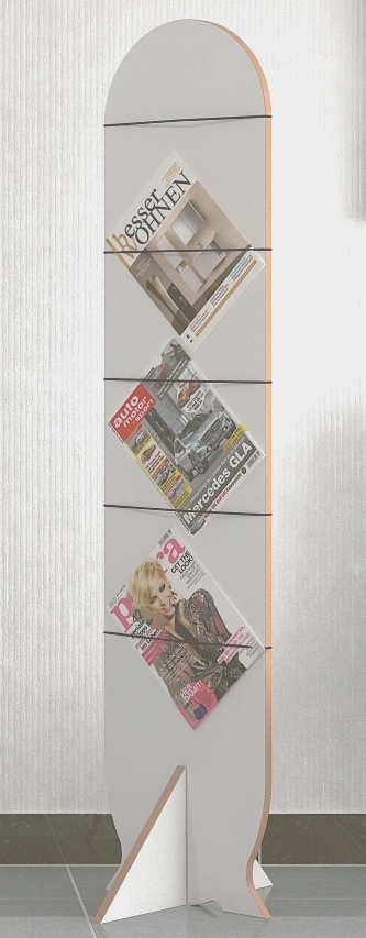 Tojo Zeitungsständer »Tojo-magazzi«, moderner Magazinhalter, Höhe 160 cm