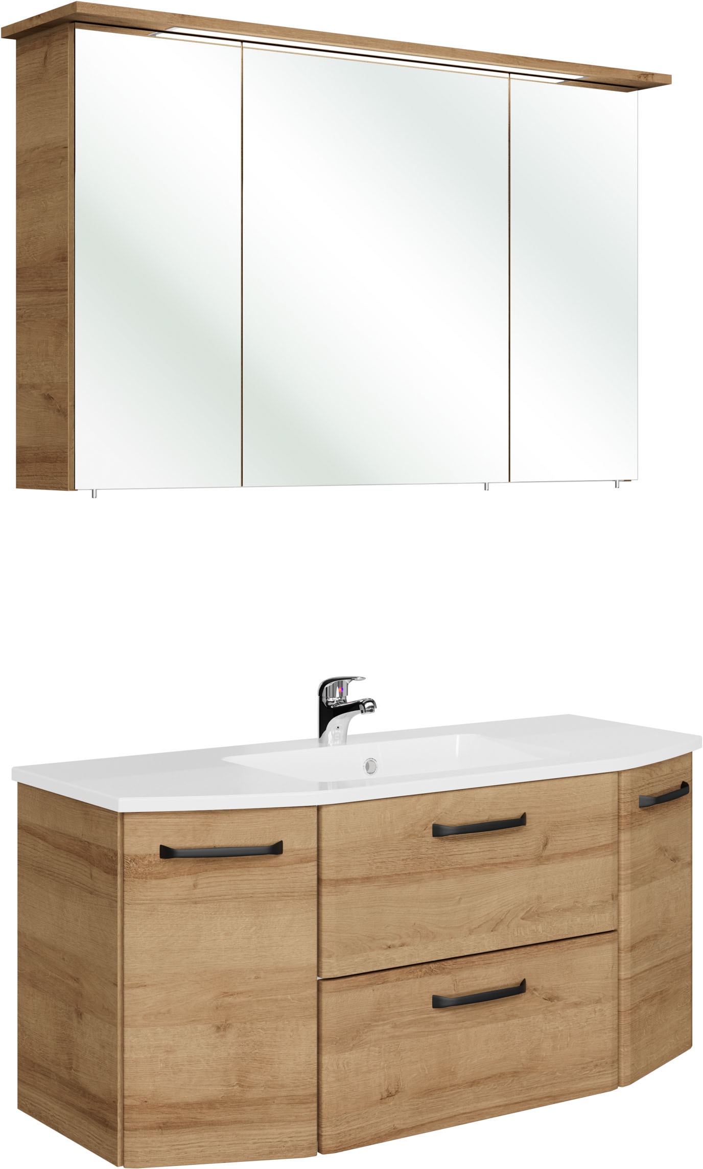 Saphir Badmöbel-Set "Quickset 318, mit Türdämpfer" 3 Stk. tlg.
