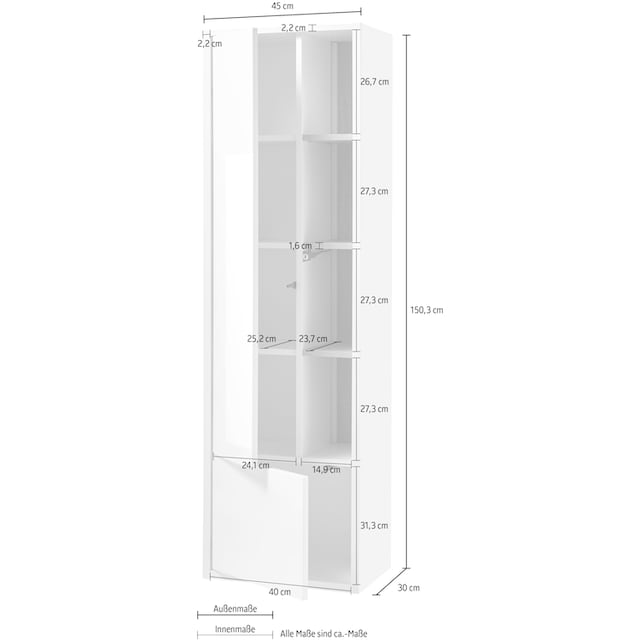 Places of Style Stauraumschrank »Studio line« | BAUR