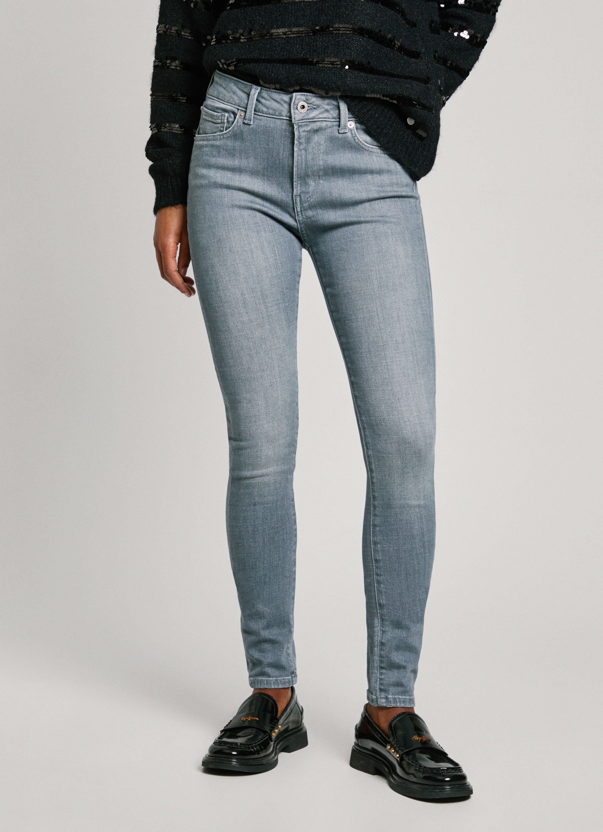 Pepe Jeans Skinny-fit-Jeans "SKINNY JEANS MW", in verschiedenen Waschungen günstig online kaufen