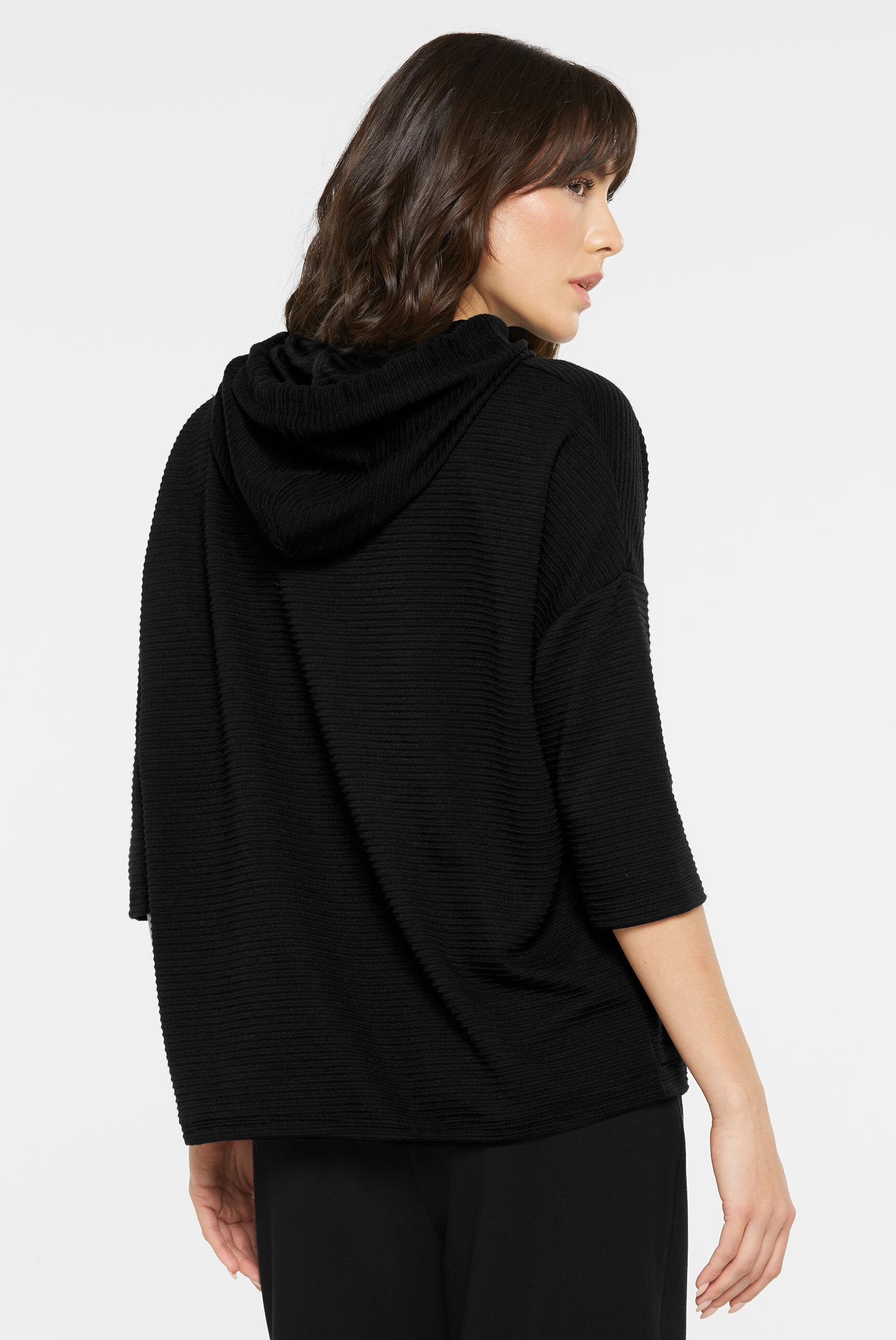 SENSES.THE LABEL Kapuzensweatshirt, mit überschnittenen Schultern