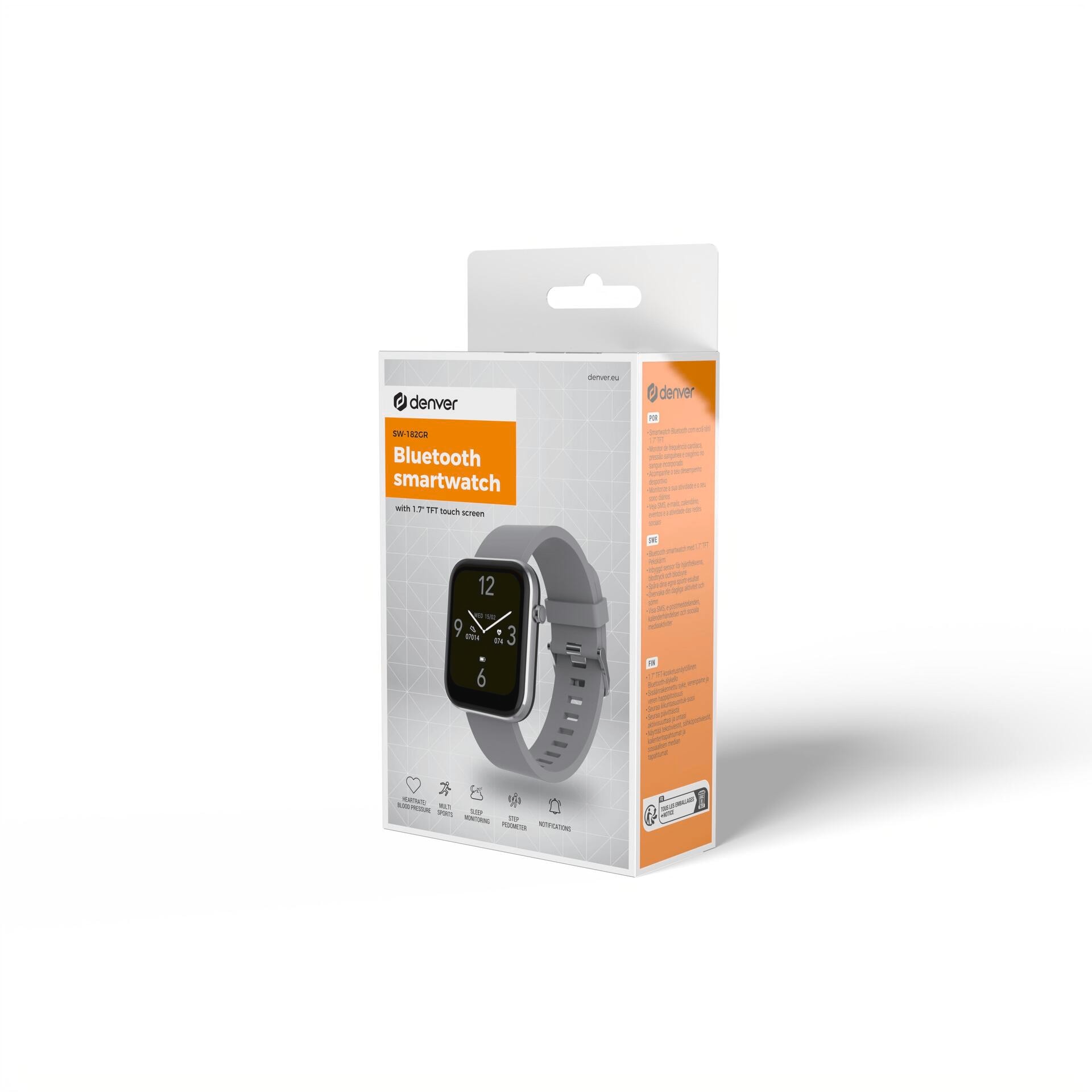 Denver Smartwatch »Smartwatch SW-182«, (4,32 cm / 1,7 Zoll), 0,000192 GB,)