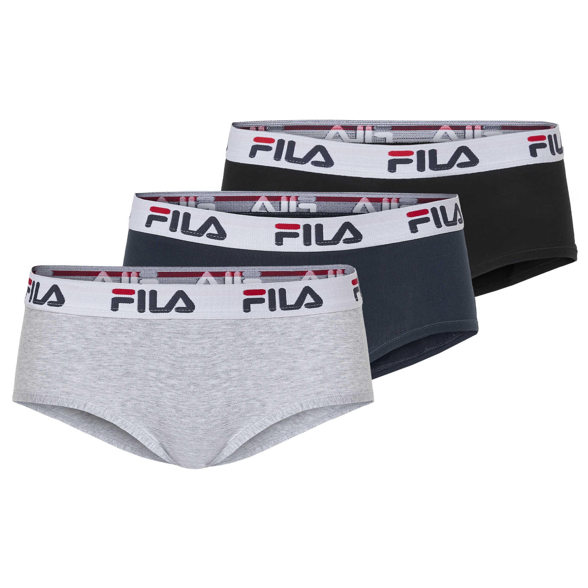 Fila Retro Pants "WOMAN CULOTTE" 3er Pack, elastischer Logobund günstig online kaufen