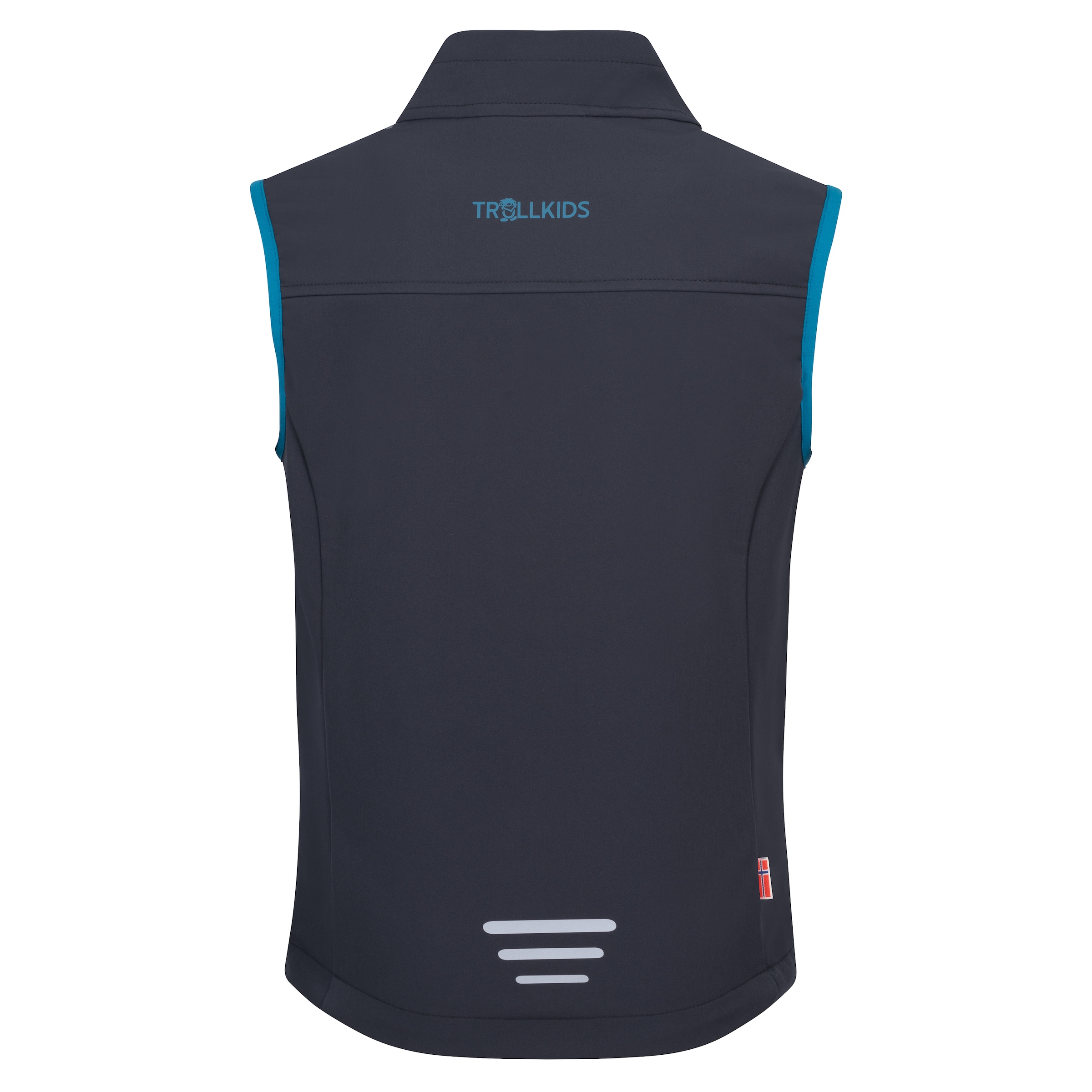 TROLLKIDS Softshellweste »KIDS TROLLFJORD VEST« für Kinder und Jugendliche, wasserabweisend, atmungsaktiv