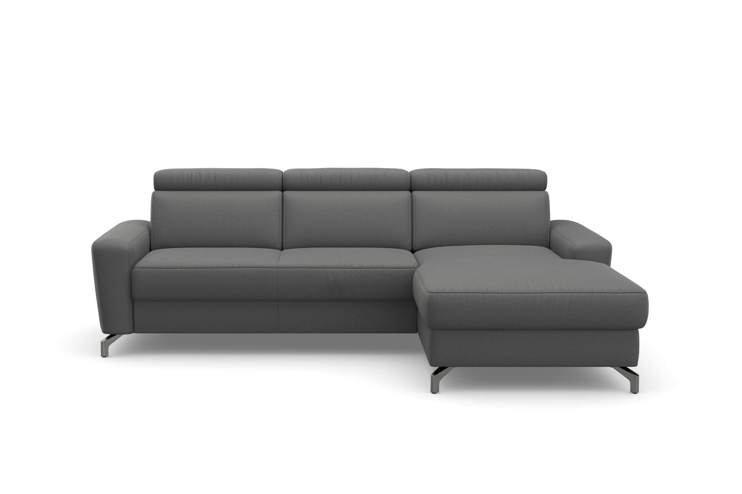 sit&more Ecksofa »Scarlett L-Form« inklusive Kopfteilverstellung, wahlweise mit Bettfunktion, Bettkasten