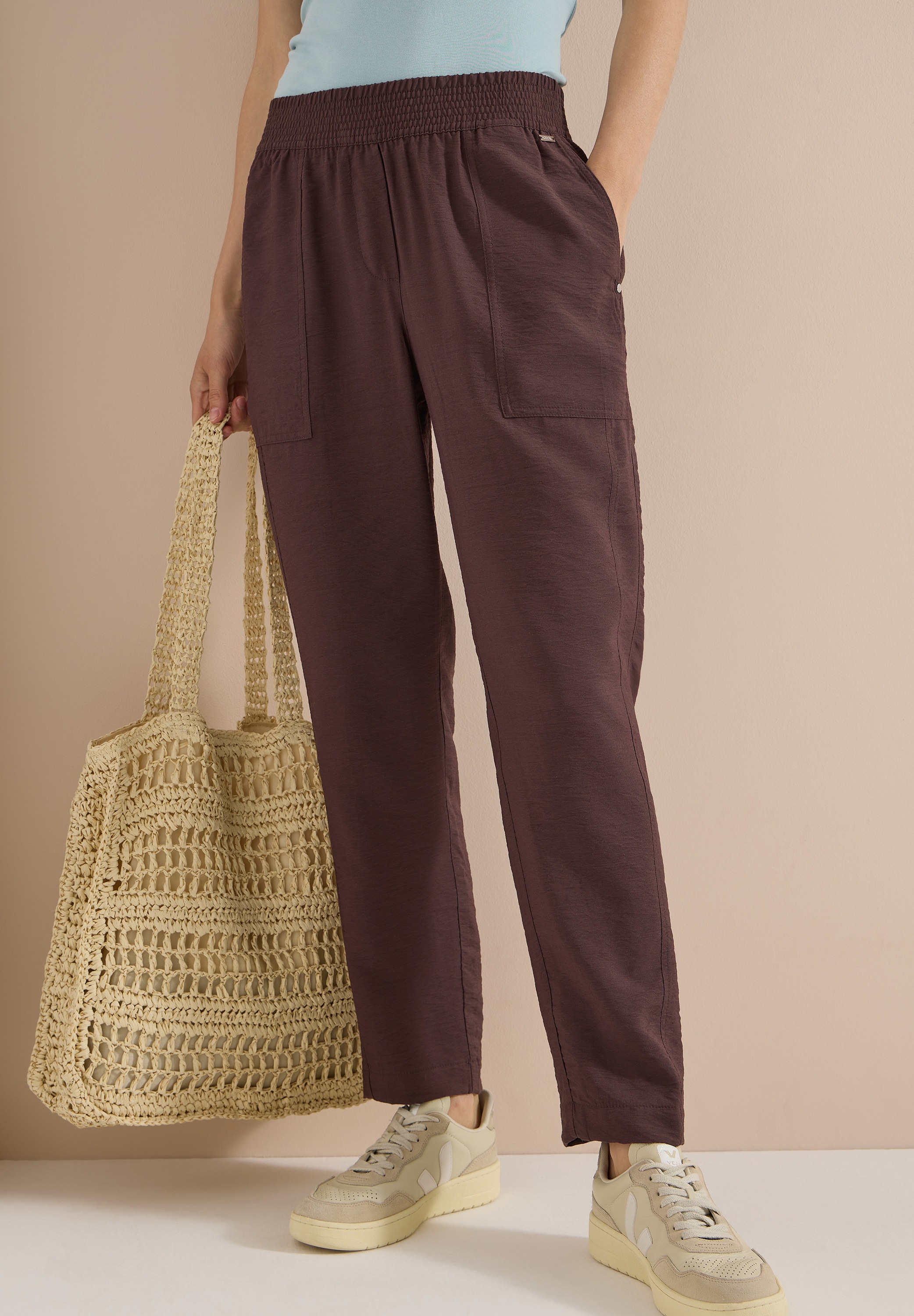 Cecil Stoffhose »Style Chelsea«  Sommerhose mit elastischem Bund / Viskose