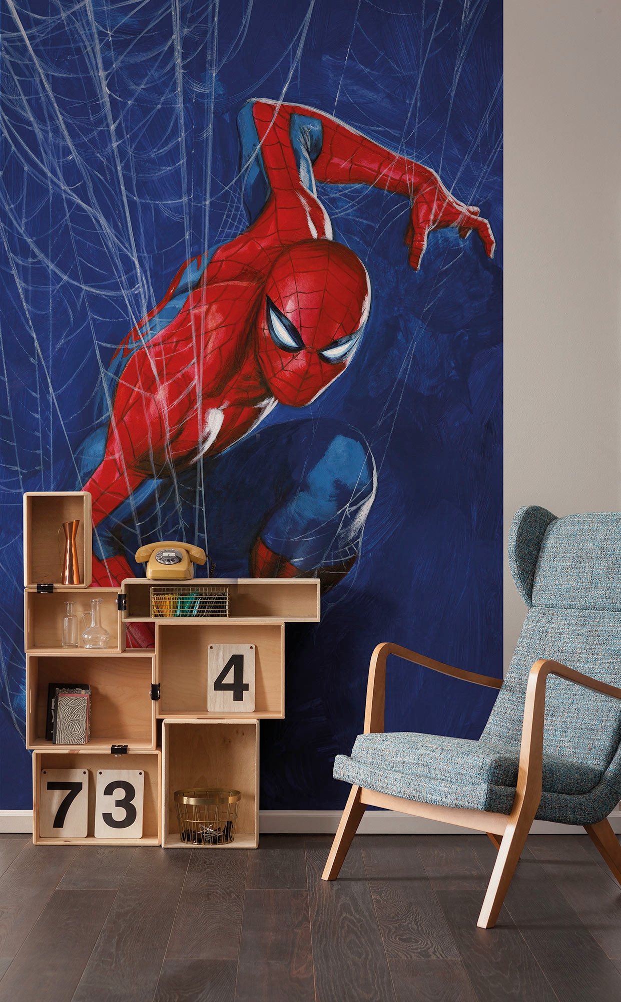 Komar "Marvel Spider-Man Spider Web" bedruckt glatt